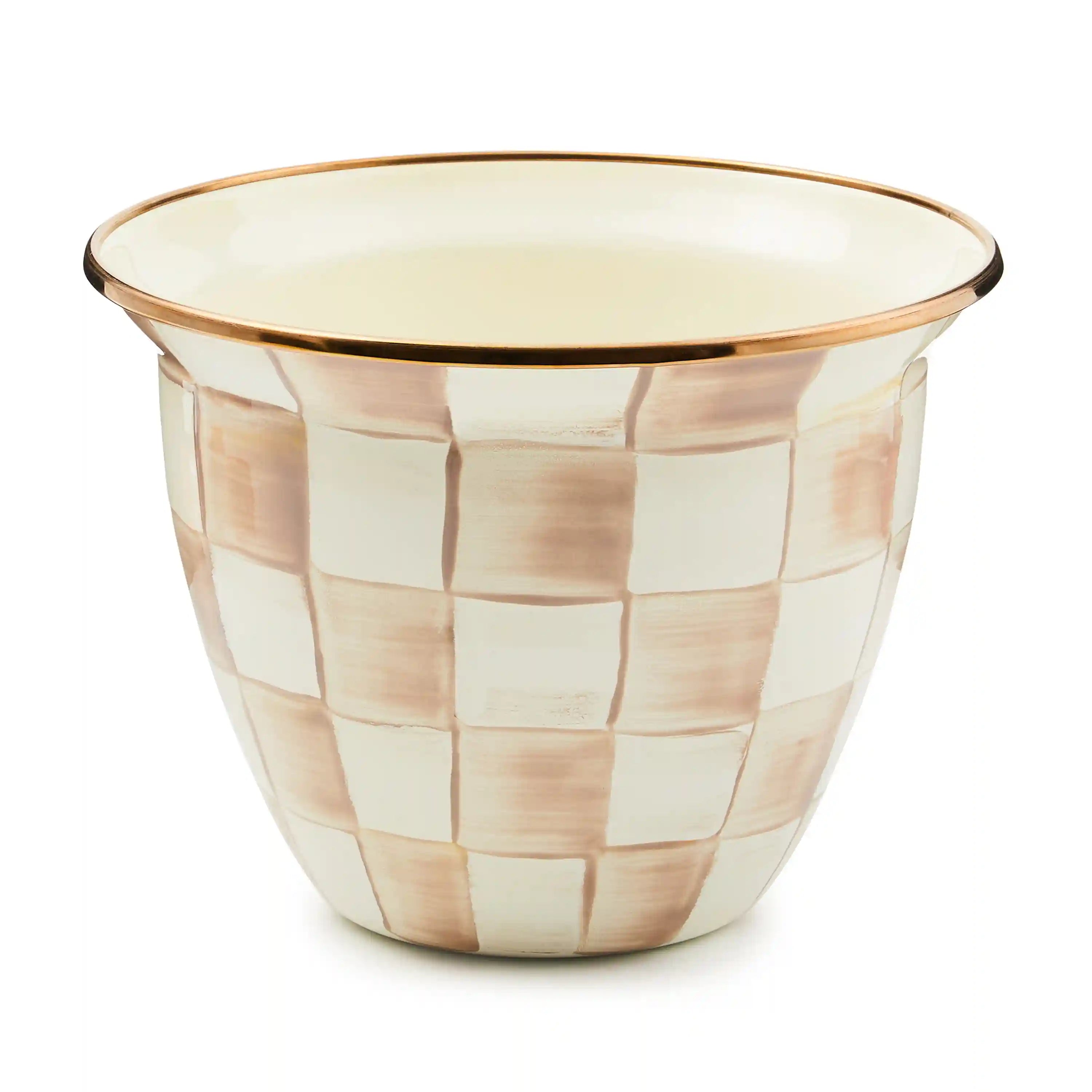 Rosy Check Large Flower Pot