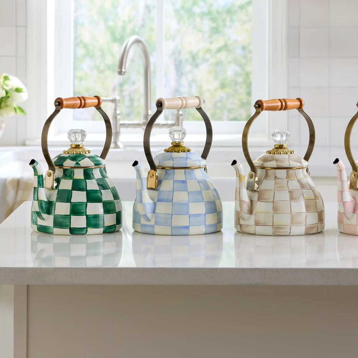 Royal Check 3 Quart Tea Kettle