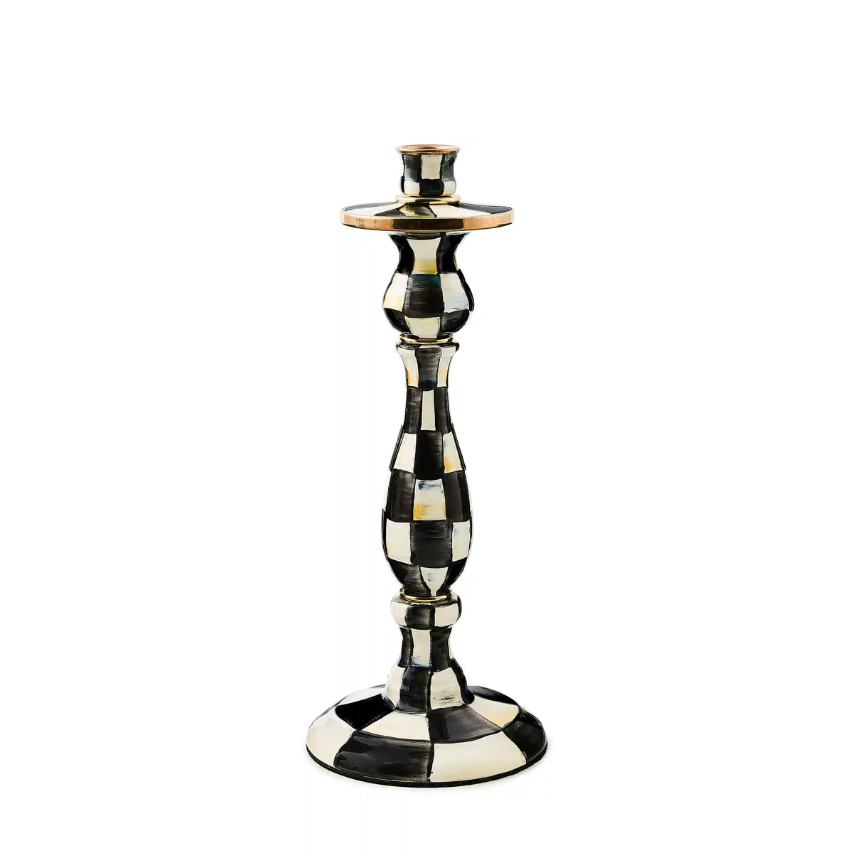 Rosy Check Large Candlestick