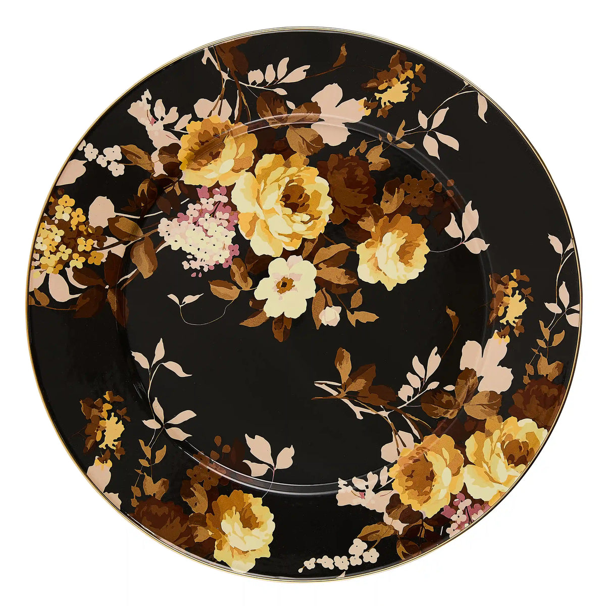 Sterling English Garden Enamel Serving Platter