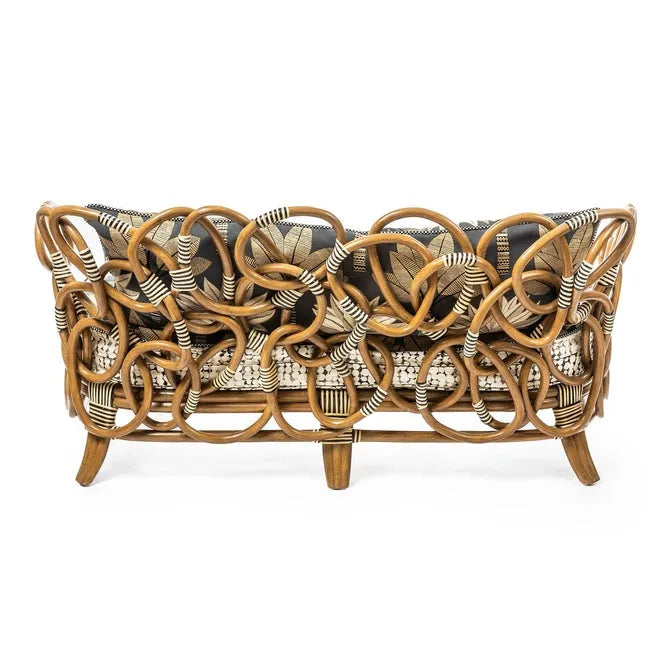 Wild Indoors Rattan Loveseat