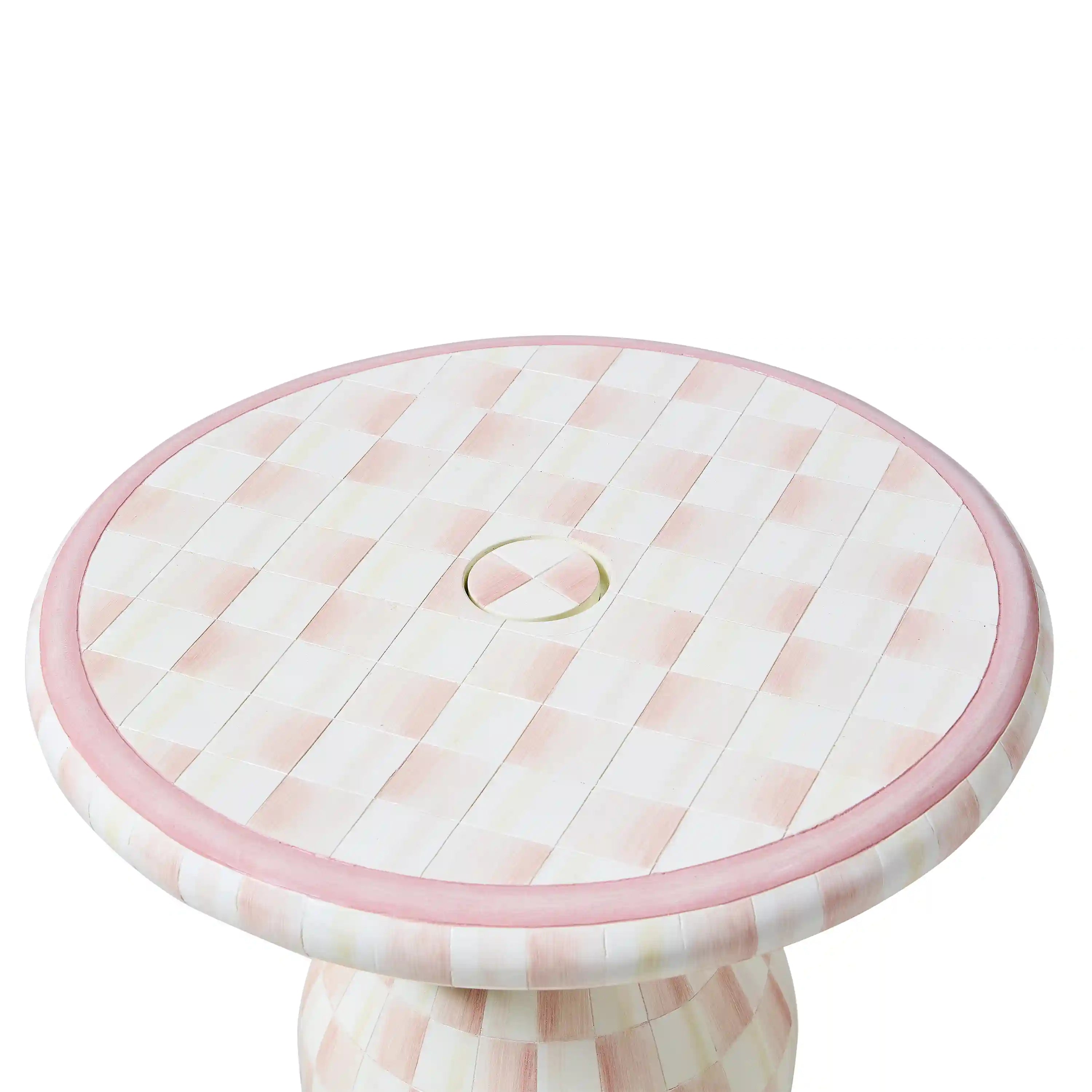 Outdoor Rosy Umbrella Stand Side Table
