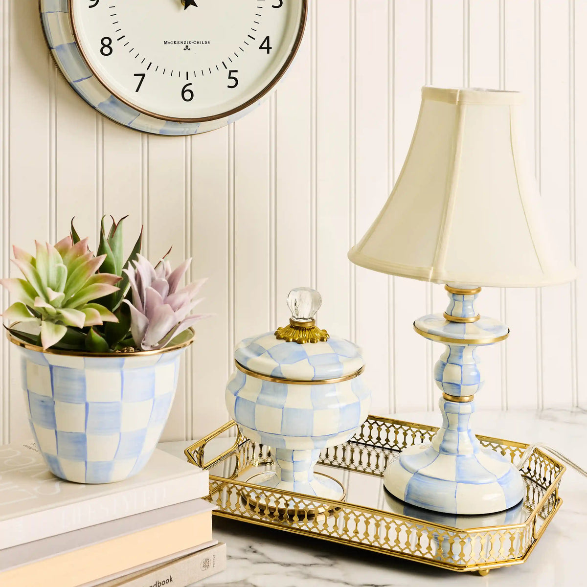 Rosy Check Candlestick Lamp