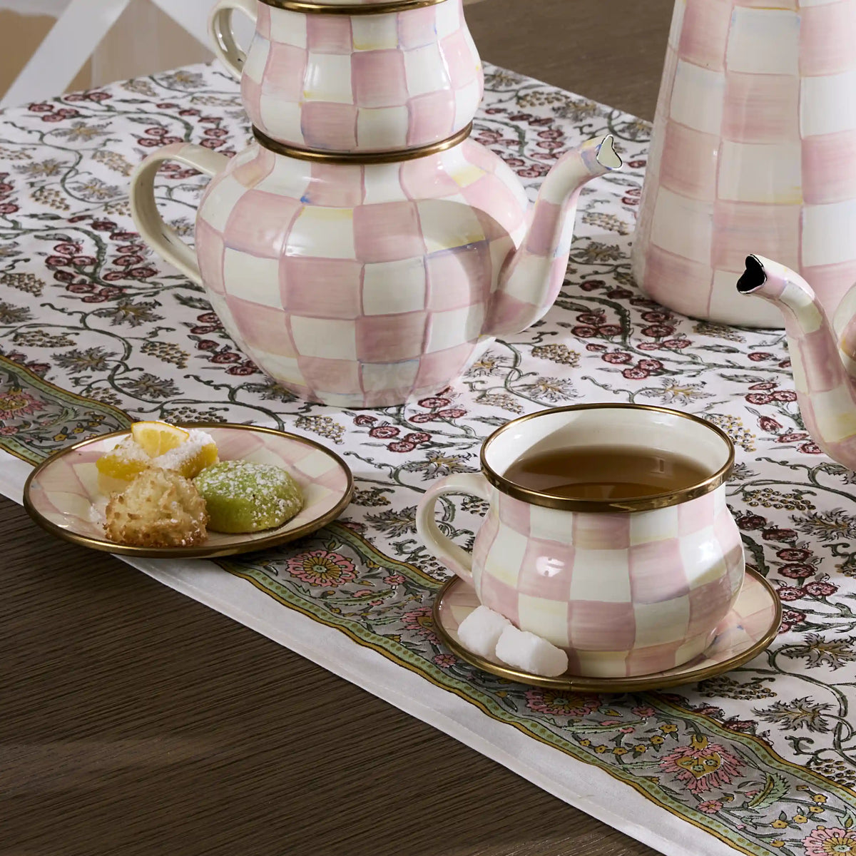 Rosy Check Saucer