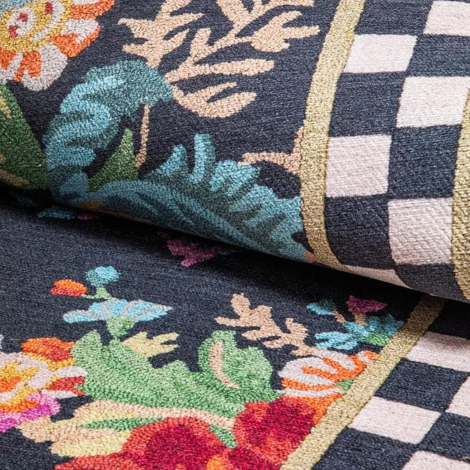 Flower Market 2'6" x 8' Washable Runner