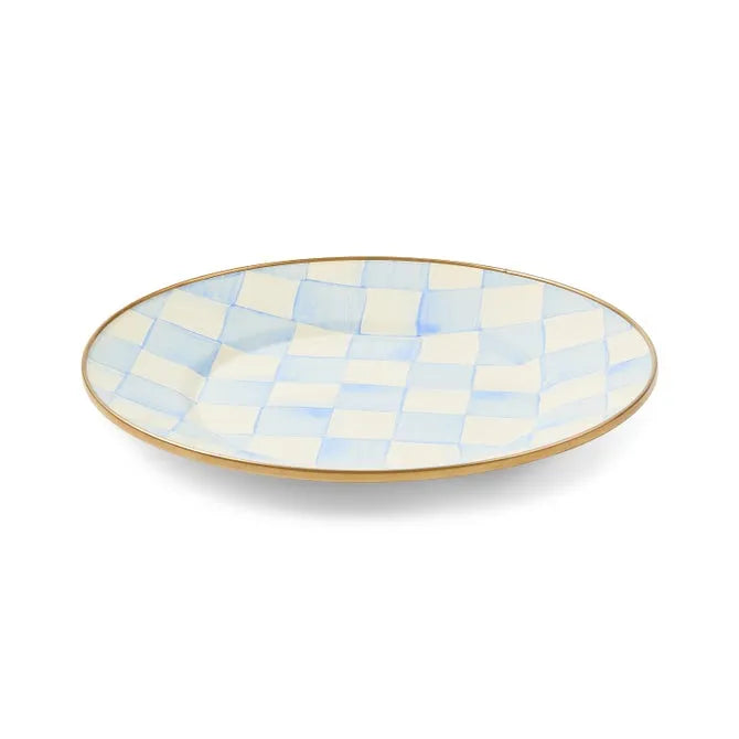 Sky Check Salad/Dessert Plate