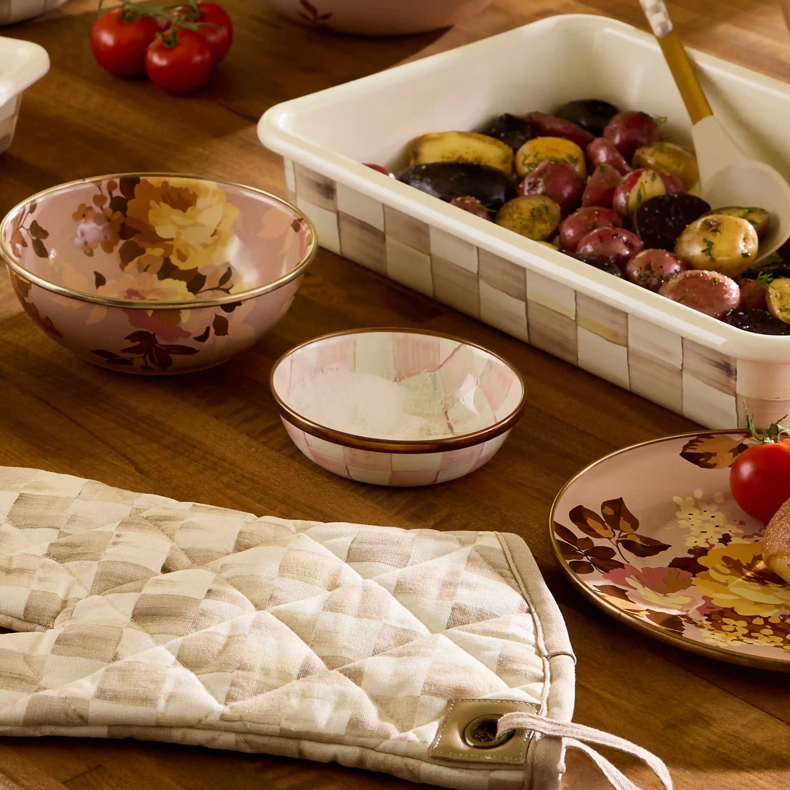 Rosy Check Relish Dish