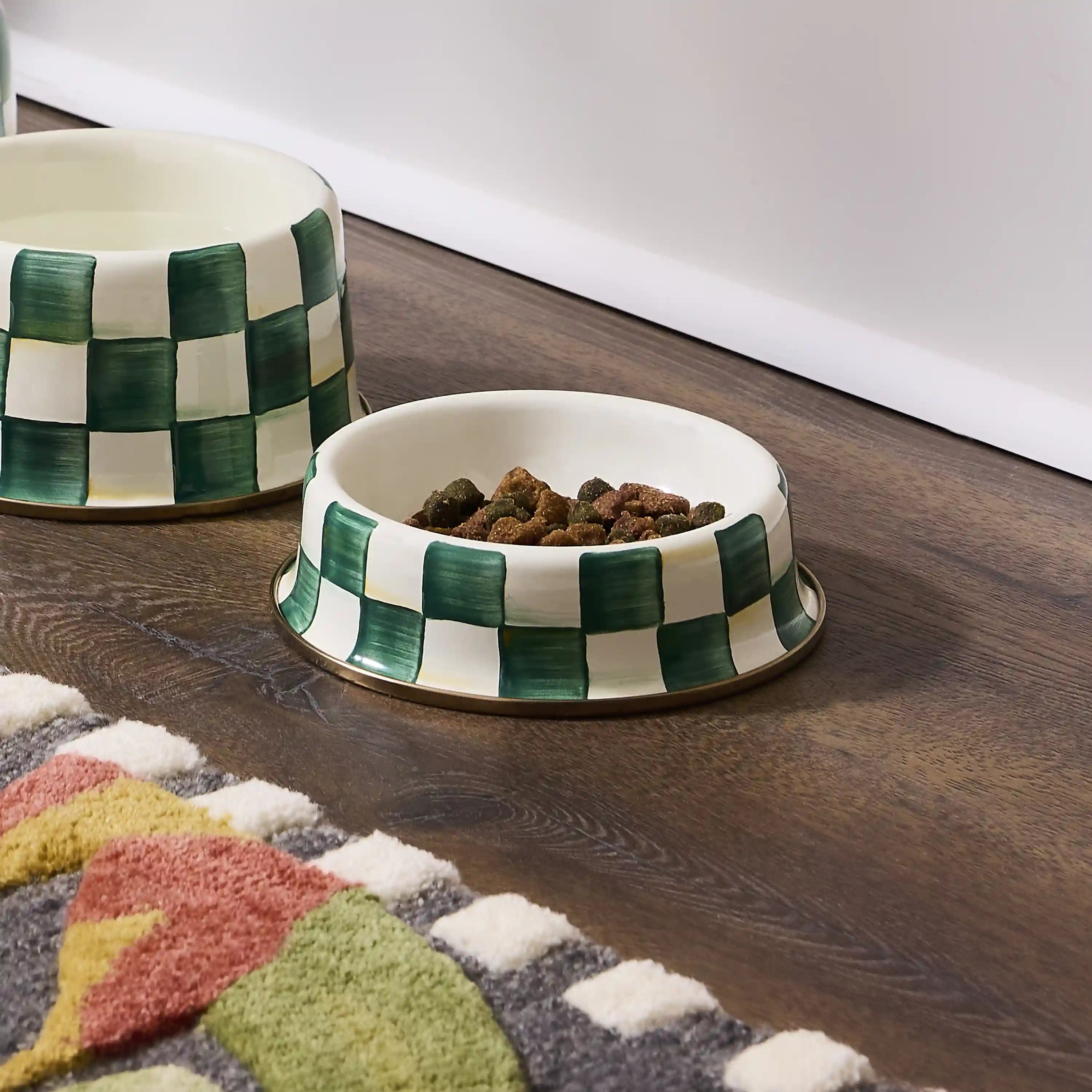 Rosy Check Small Pet Dish