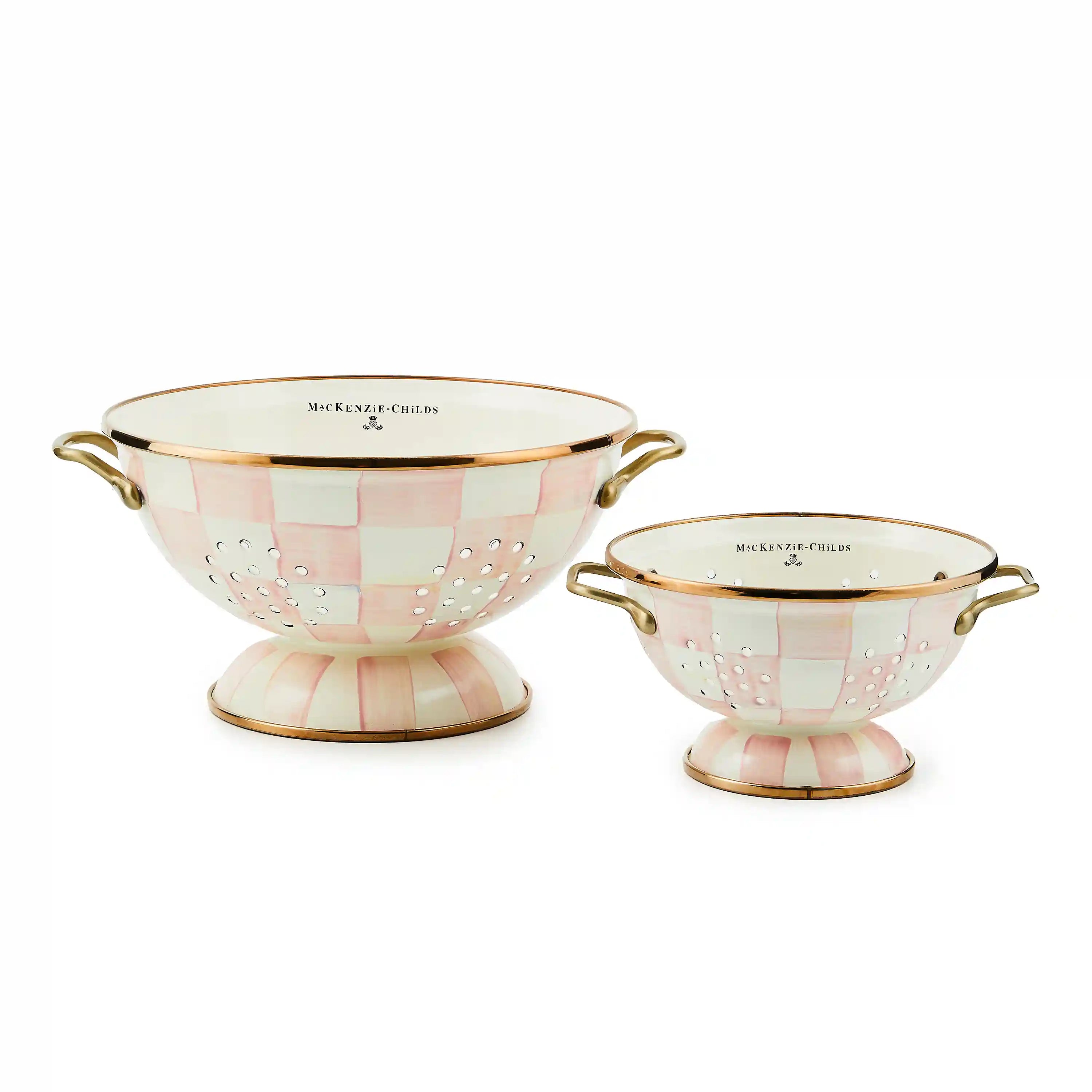 Rosy Check Large Colander