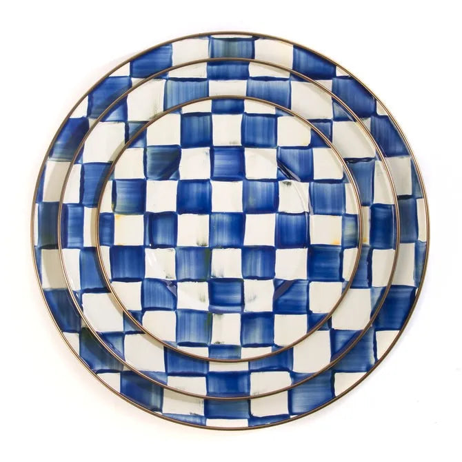 Royal Check Dinner Plate
