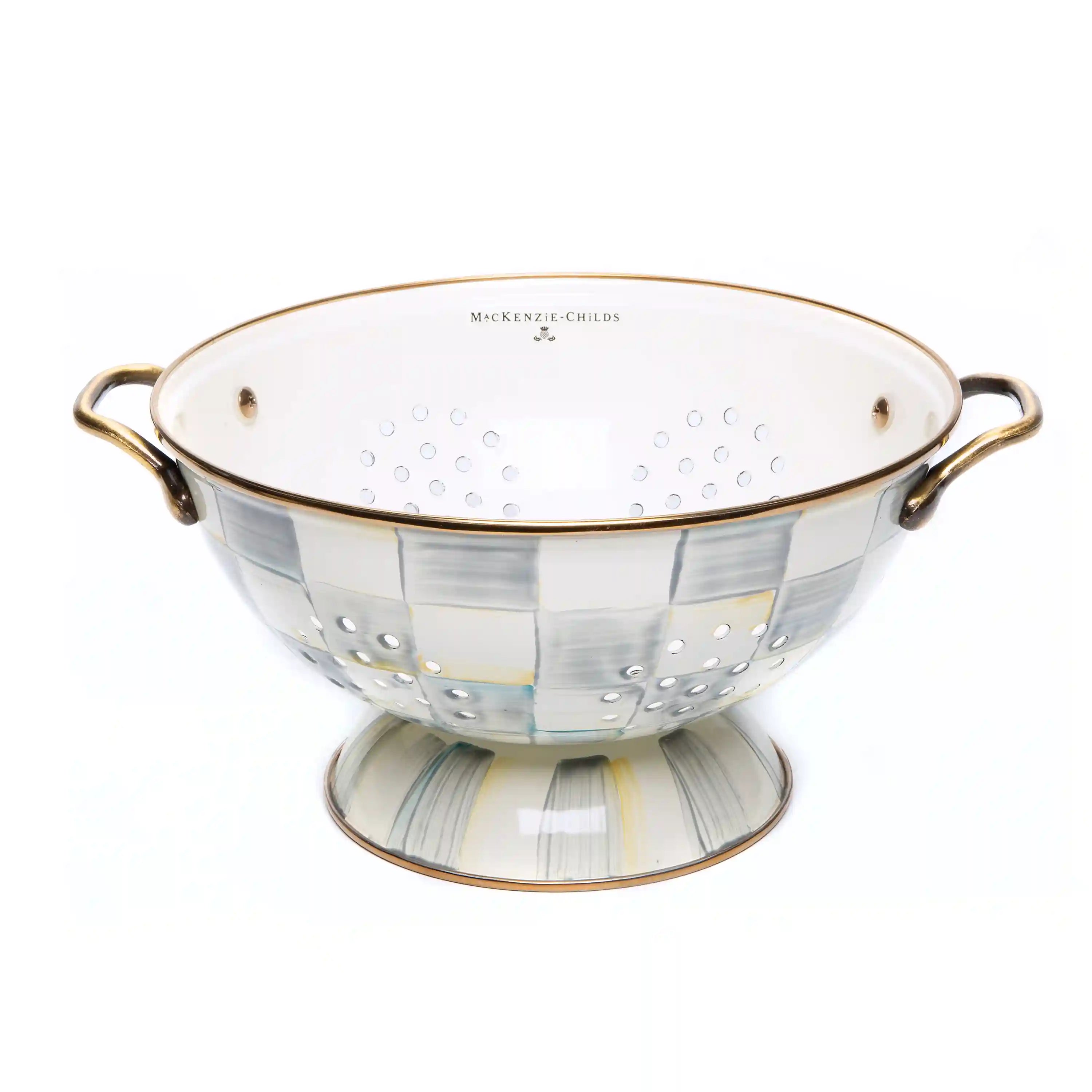 Sky Check Large Colander