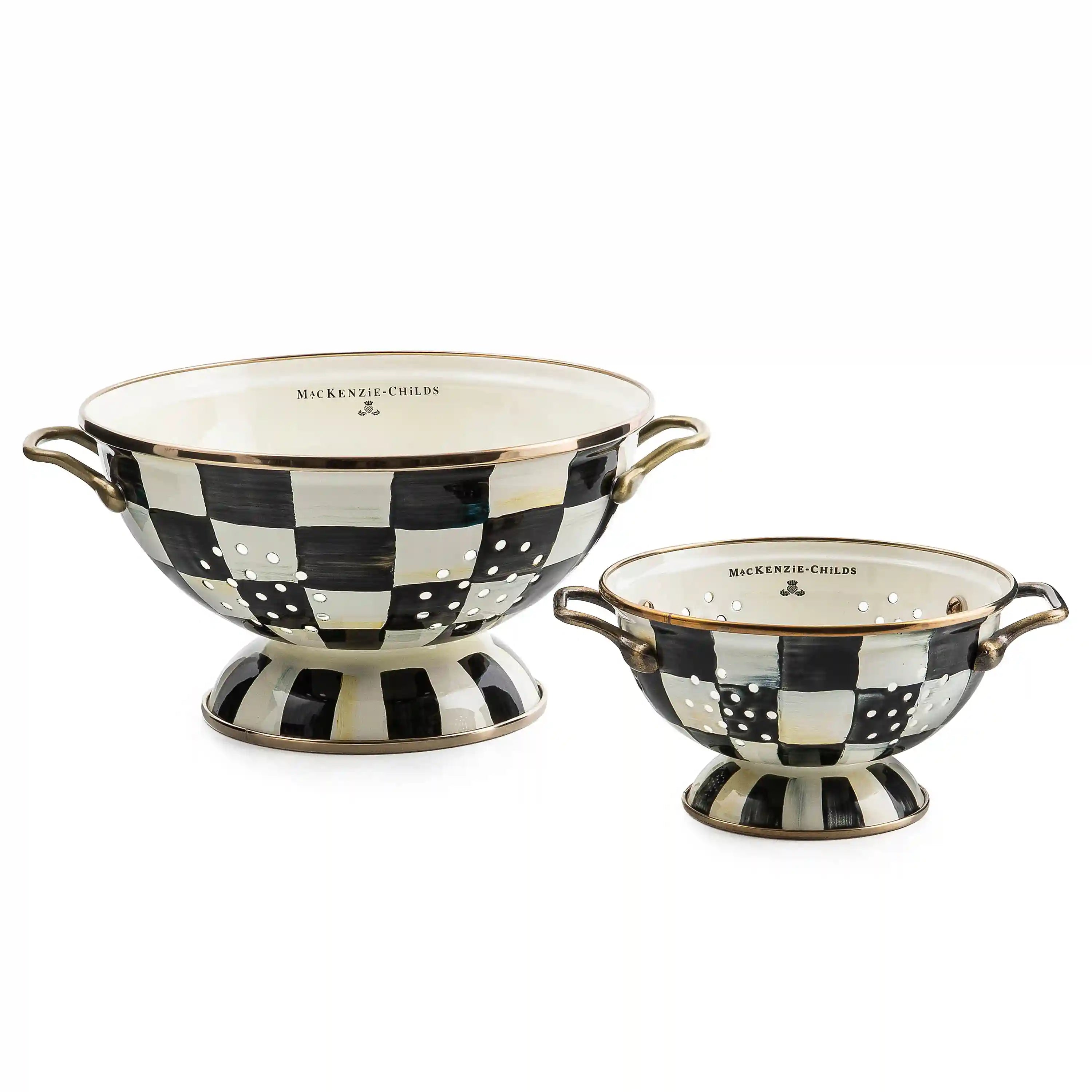 Sterling Check Large Colander