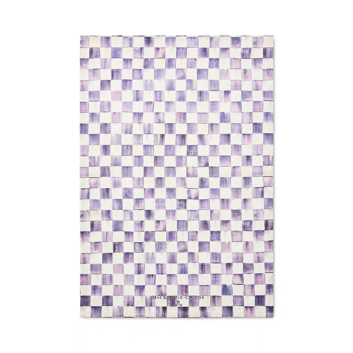 Mocha Check Dish Towel