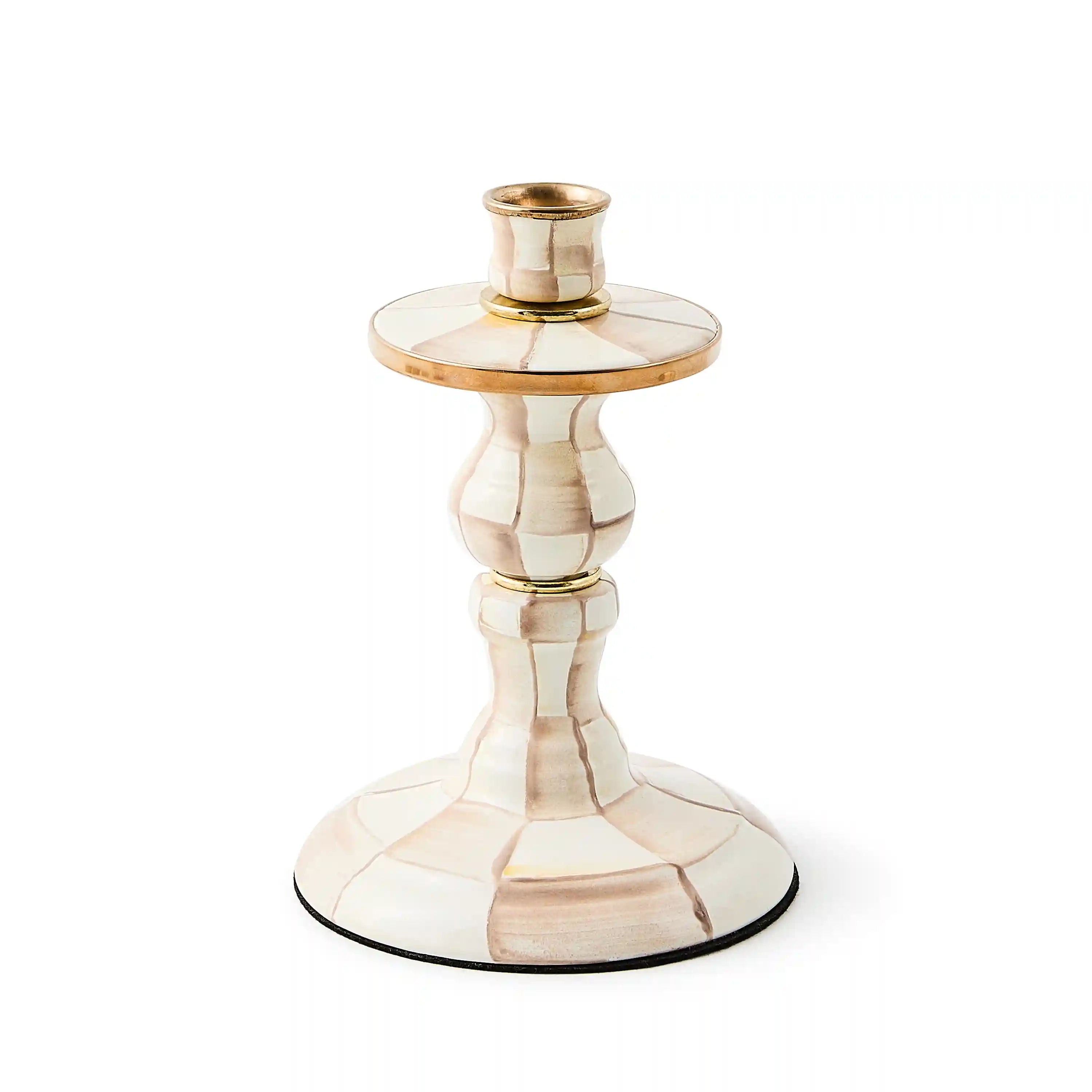 Courtly Check Short Candlestick