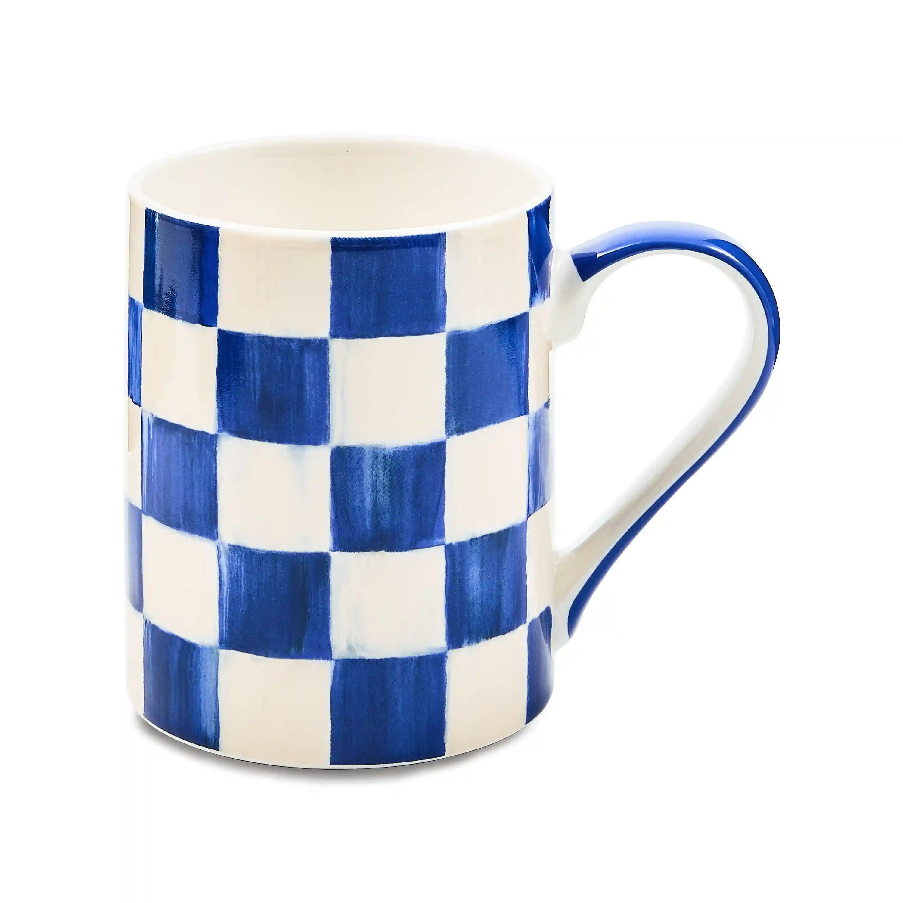 Sterling Check Porcelain Mug