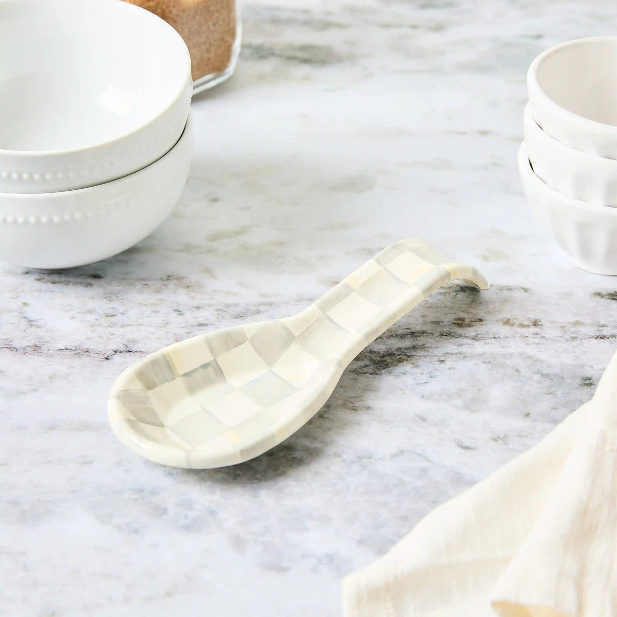 Sky Check Spoon Rest
