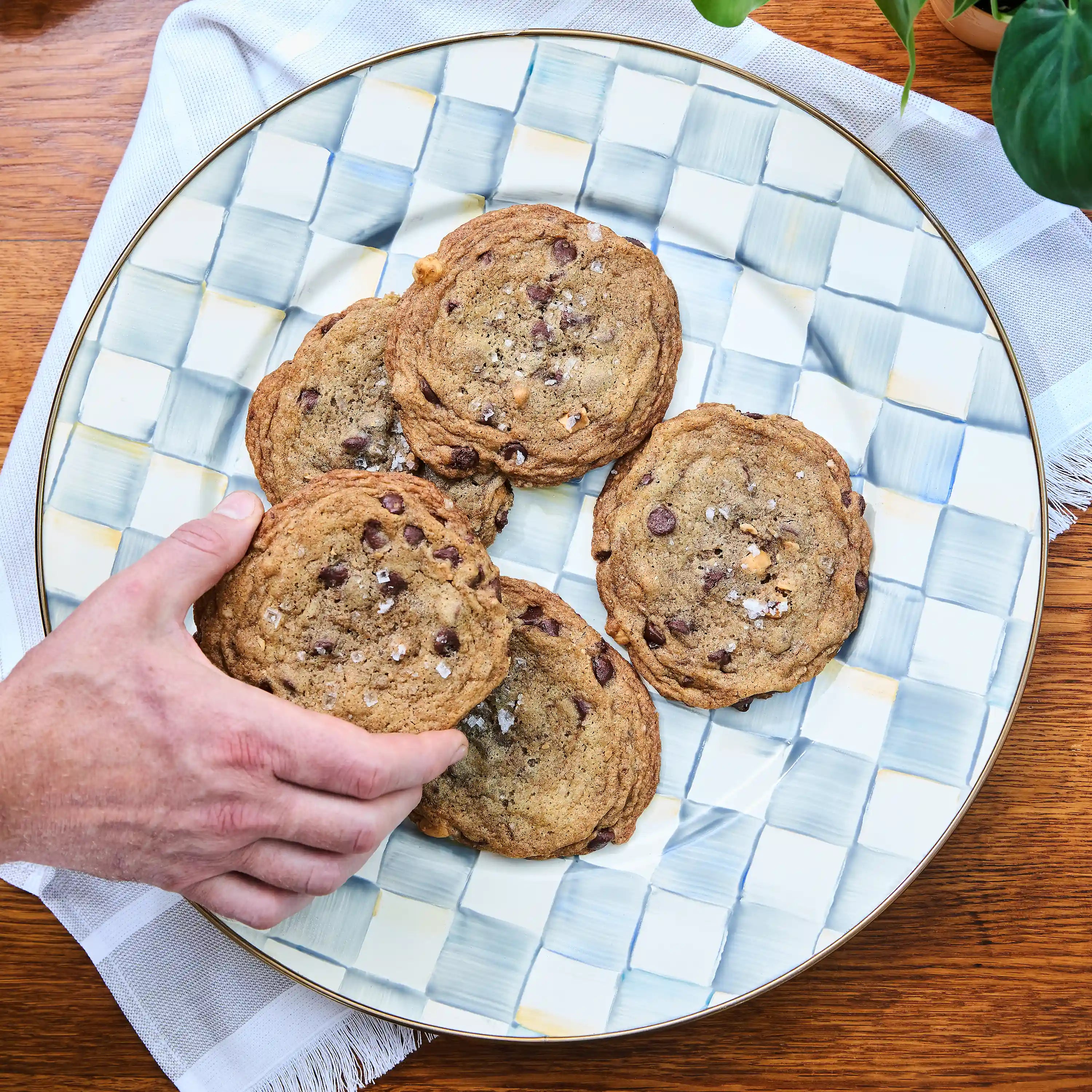 Royal Check Serving Platter