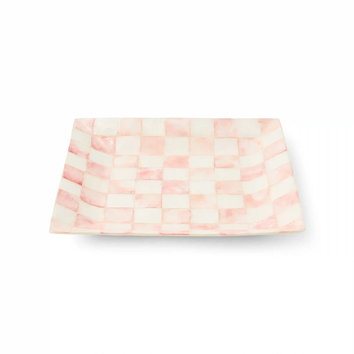 Rosy Check Capiz Catchall Tray