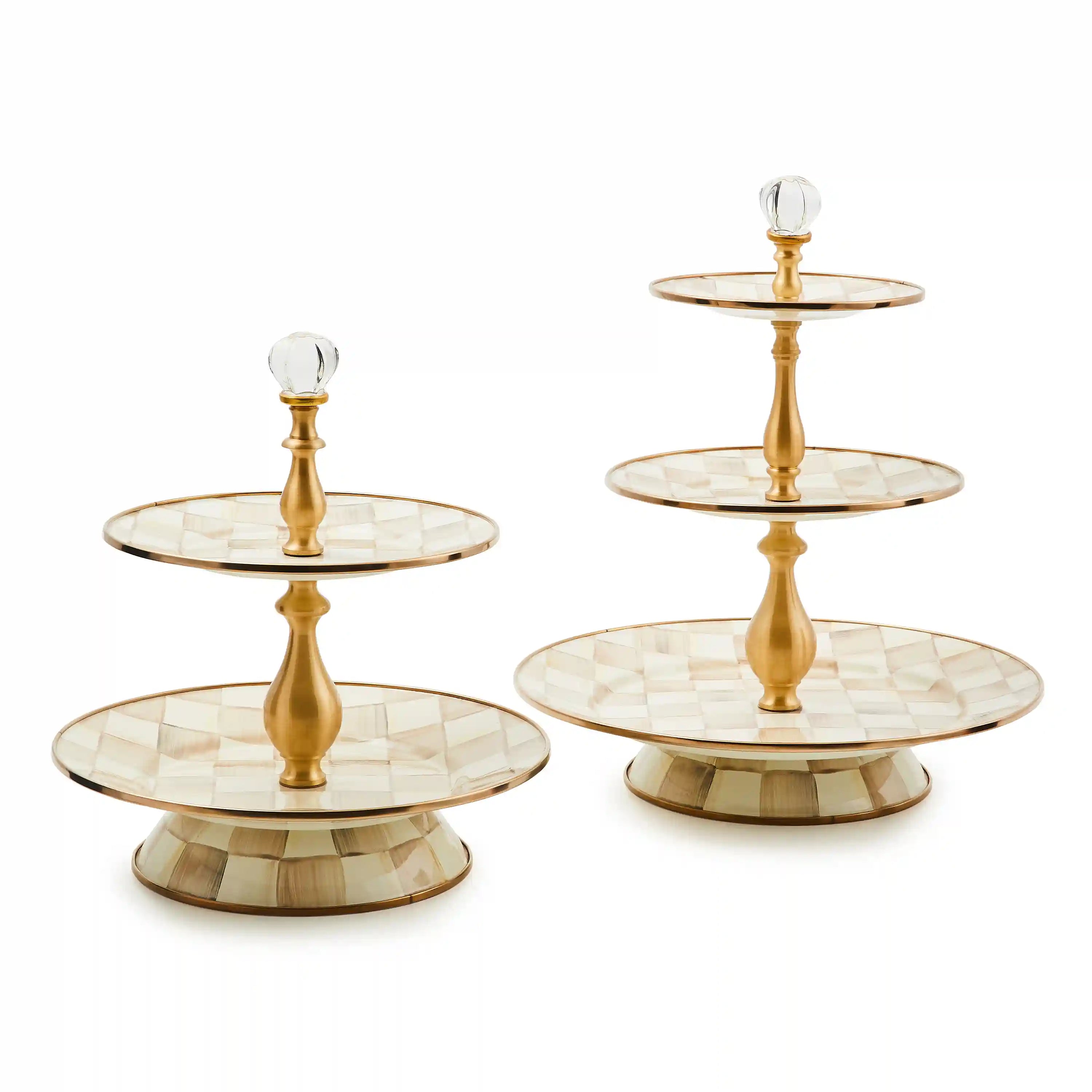 Courtly Check Two Tier Sweet Stand