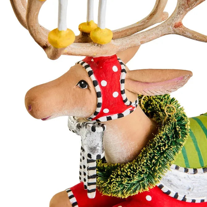 Patience Brewster Dash Away Sitting Dasher Reindeer Figure