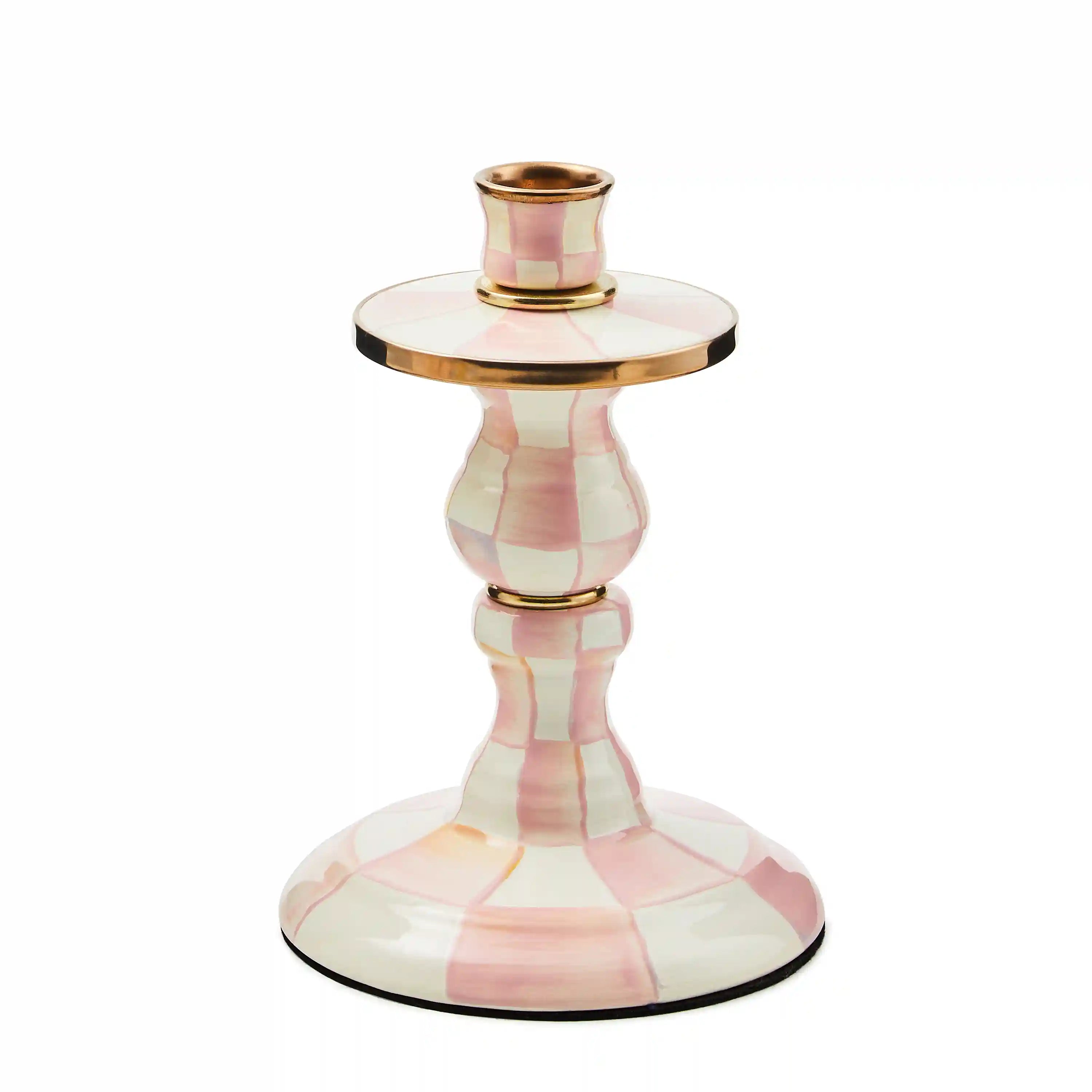 Emerald Check Short Candlestick