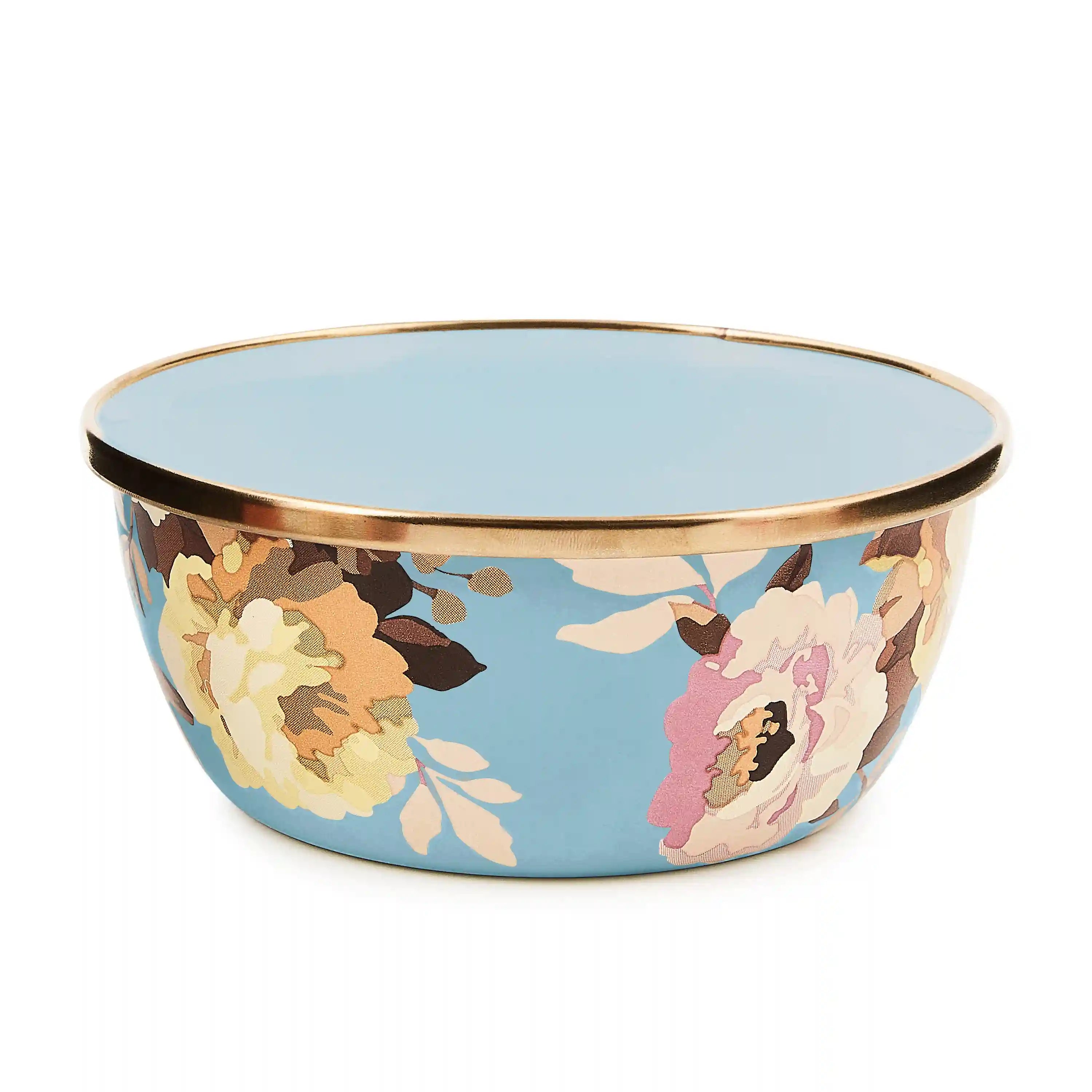 Wild Rose Brown Pinch Bowl