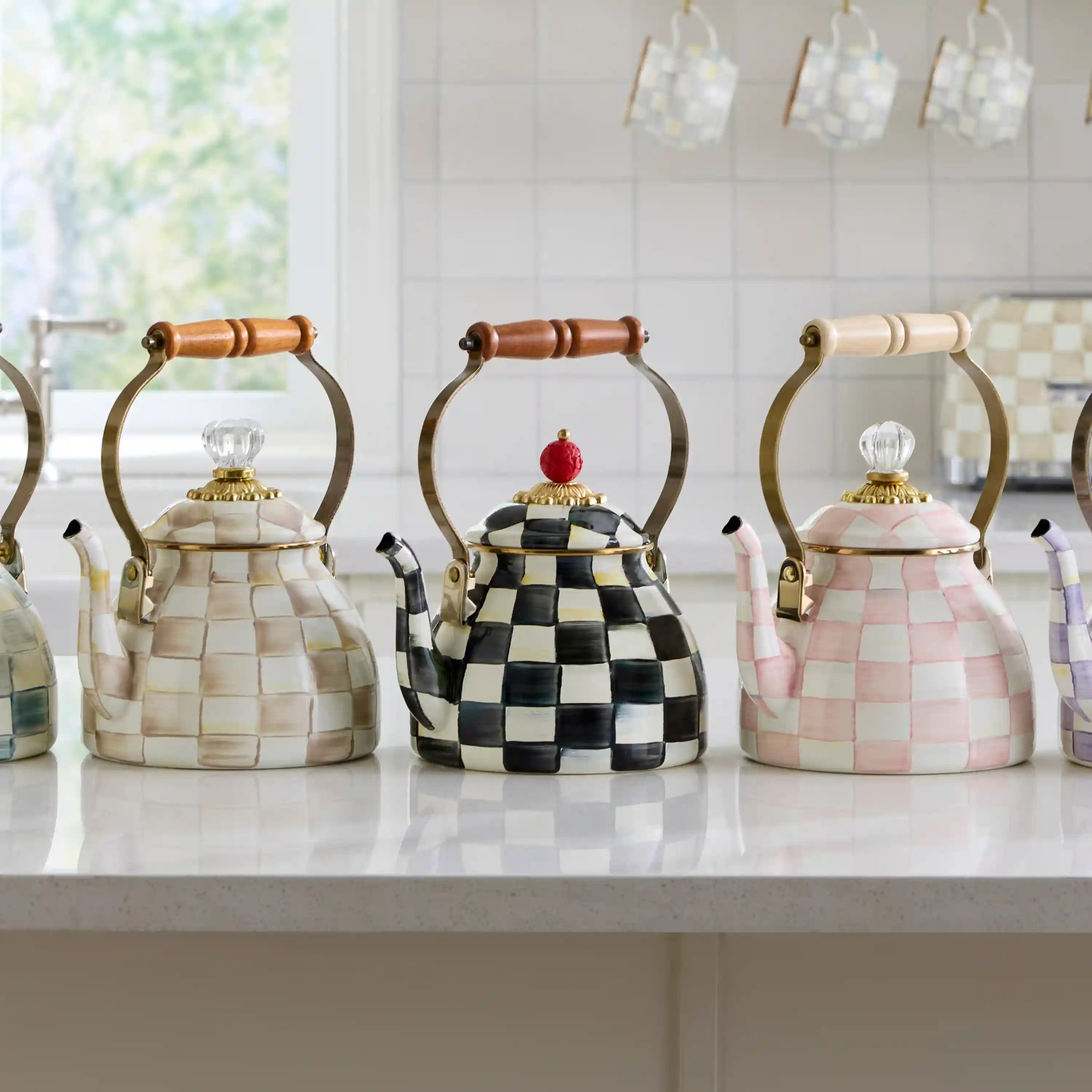 Royal Check 3 Quart Tea Kettle