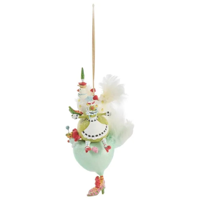 Patience Brewster 12 Days 3 French Hens Ornament