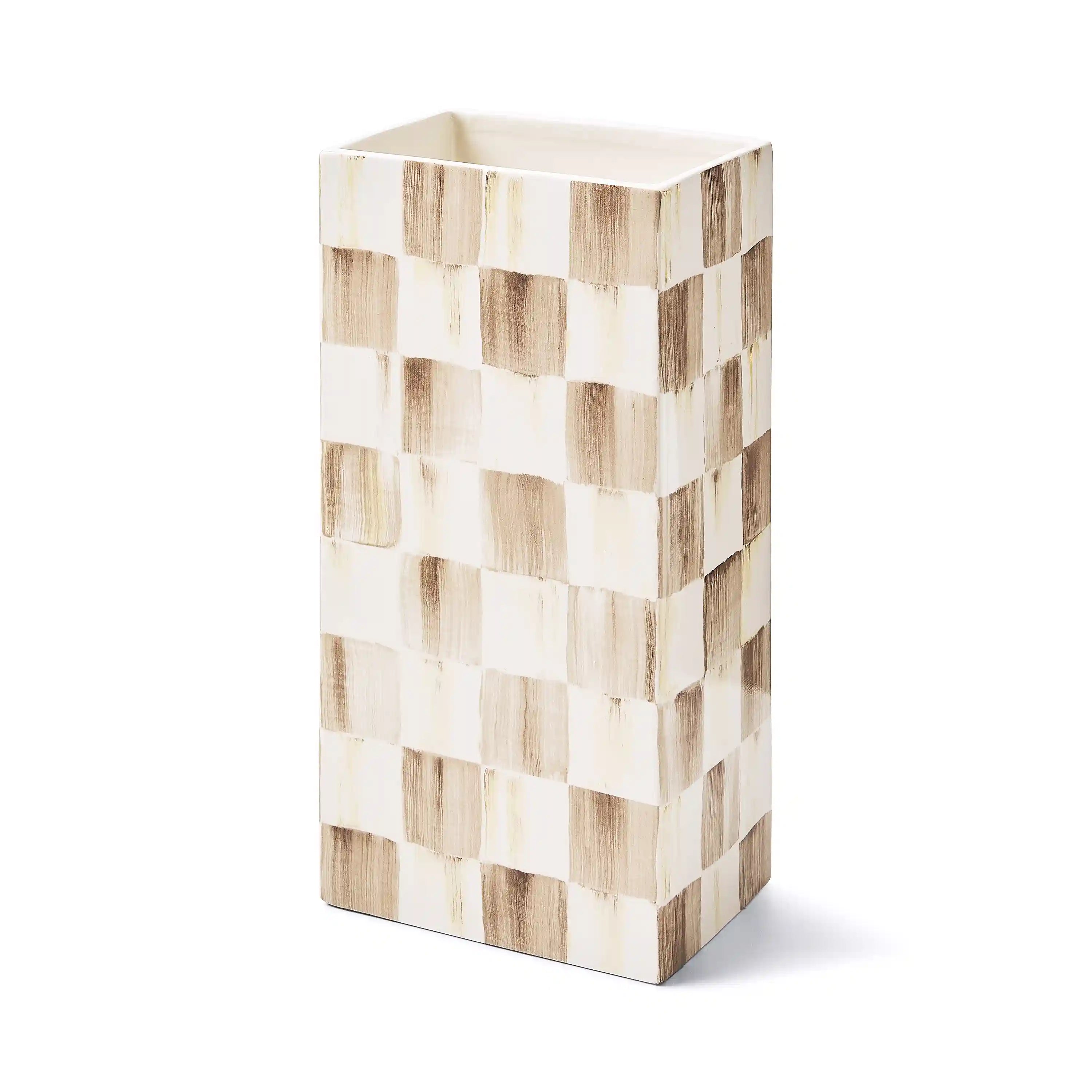 Rosy Check Pillar Vase