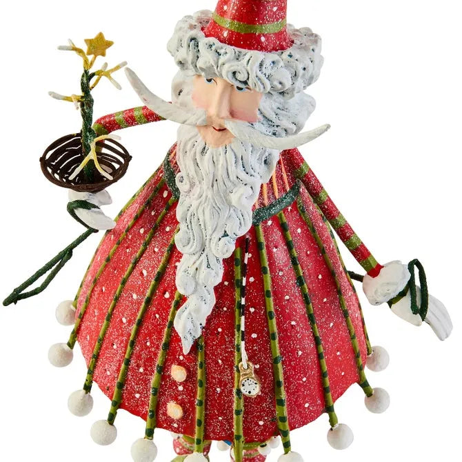 Patience Brewster Dash Away Dashing Santa Figure
