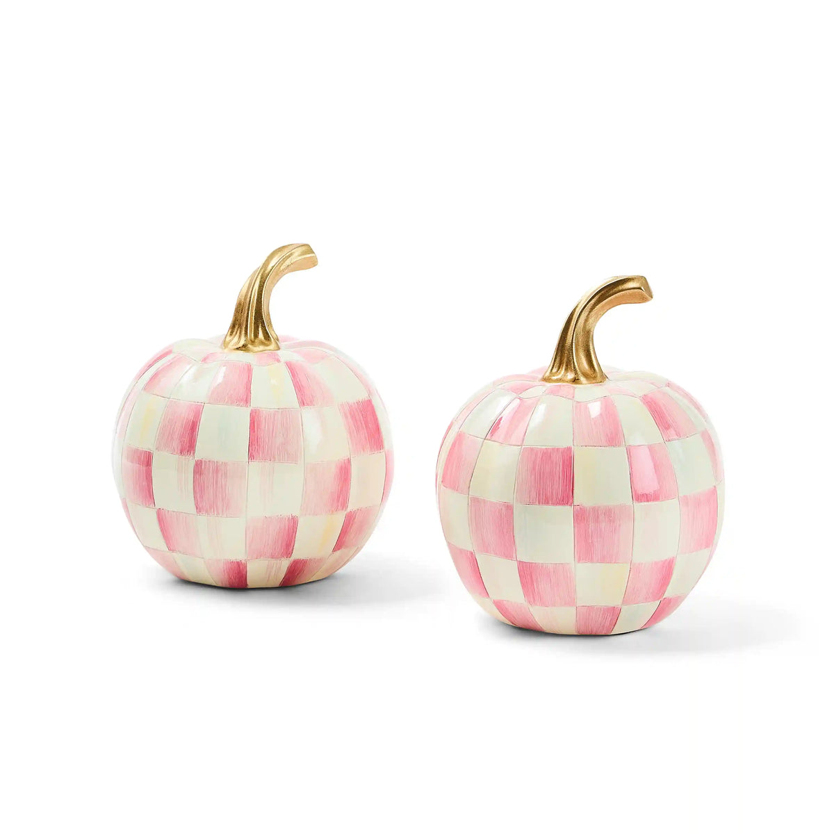 Classic Courtly Check Mini Pumpkin Set of 2