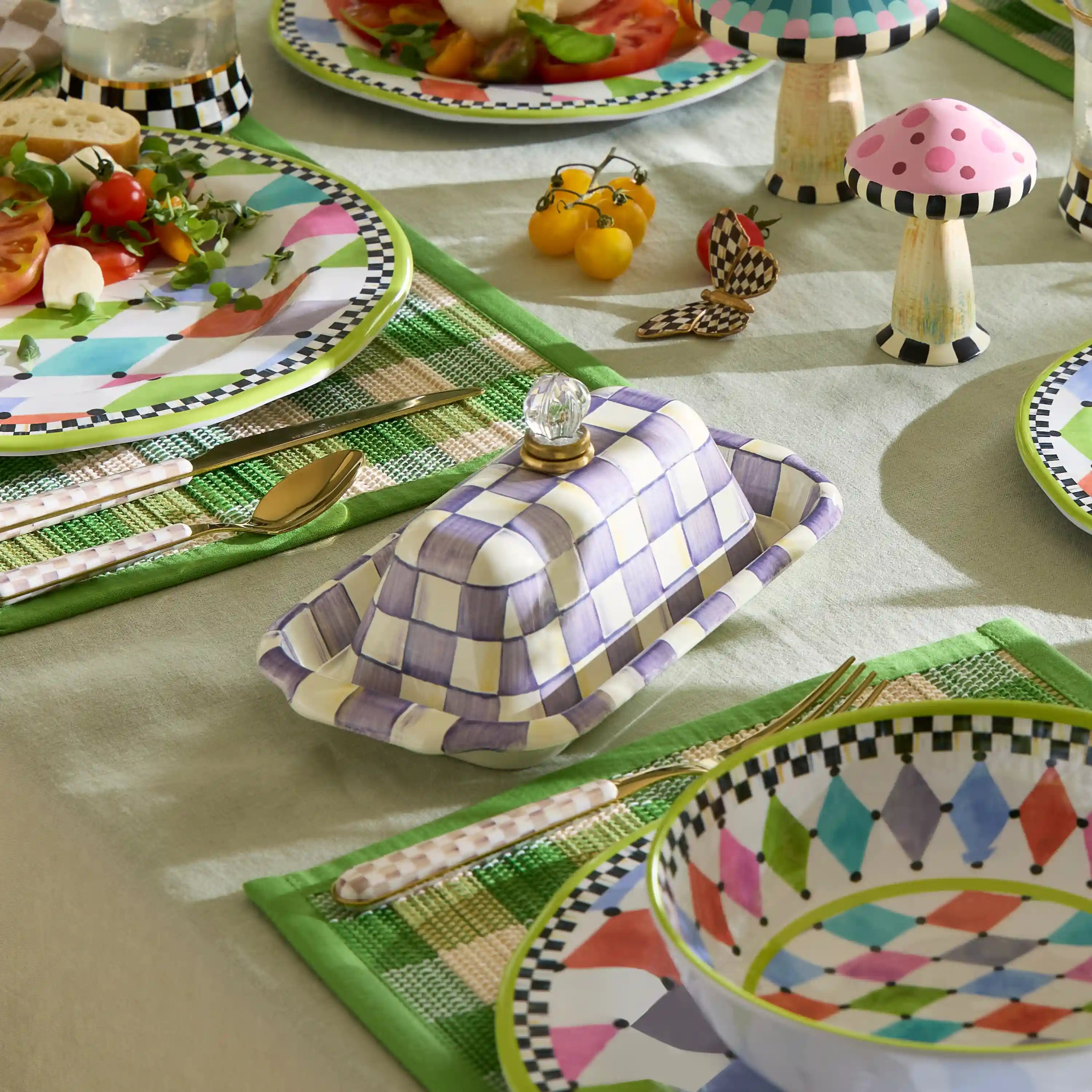 Courtly Check Butter Box