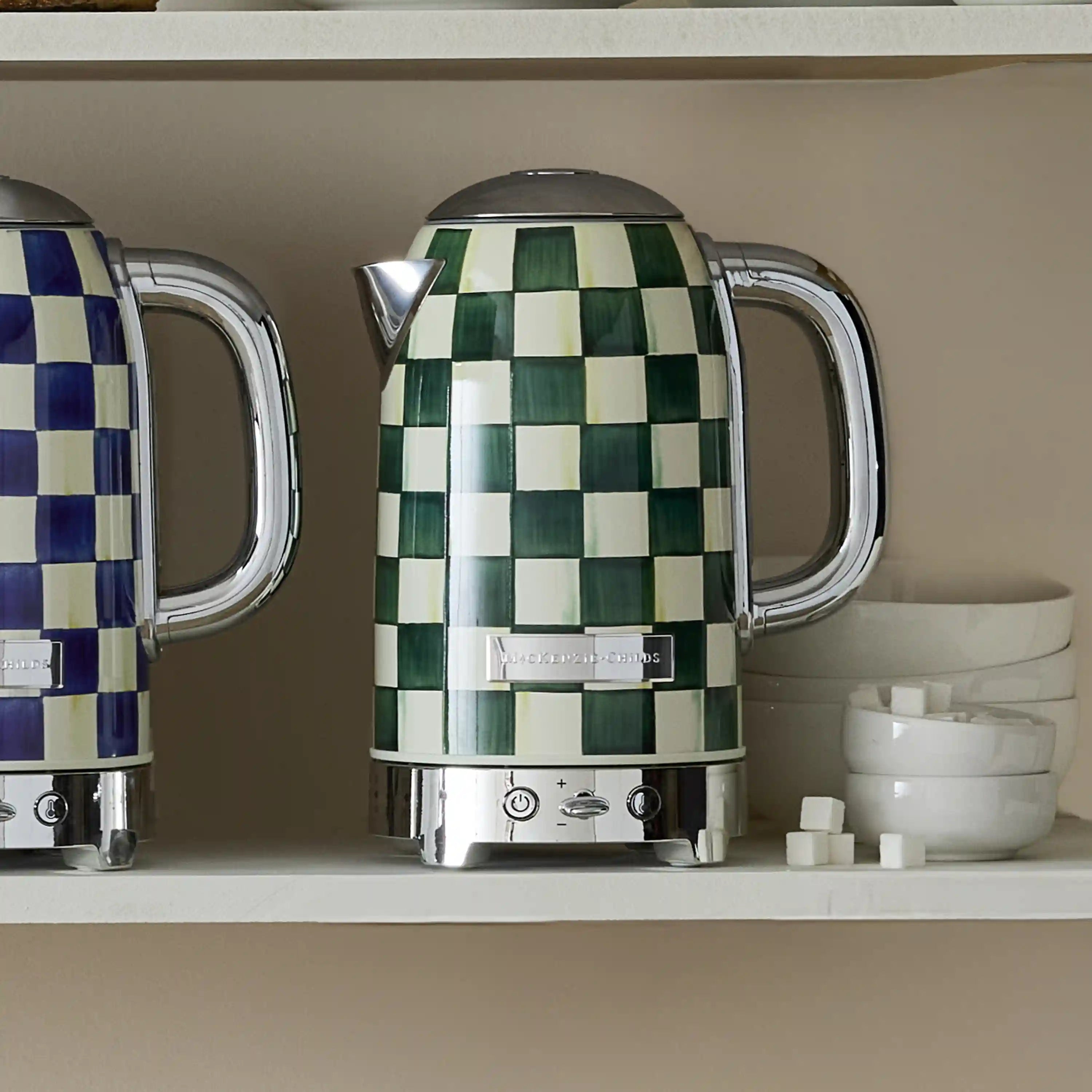 Mocha Check Electric Kettle