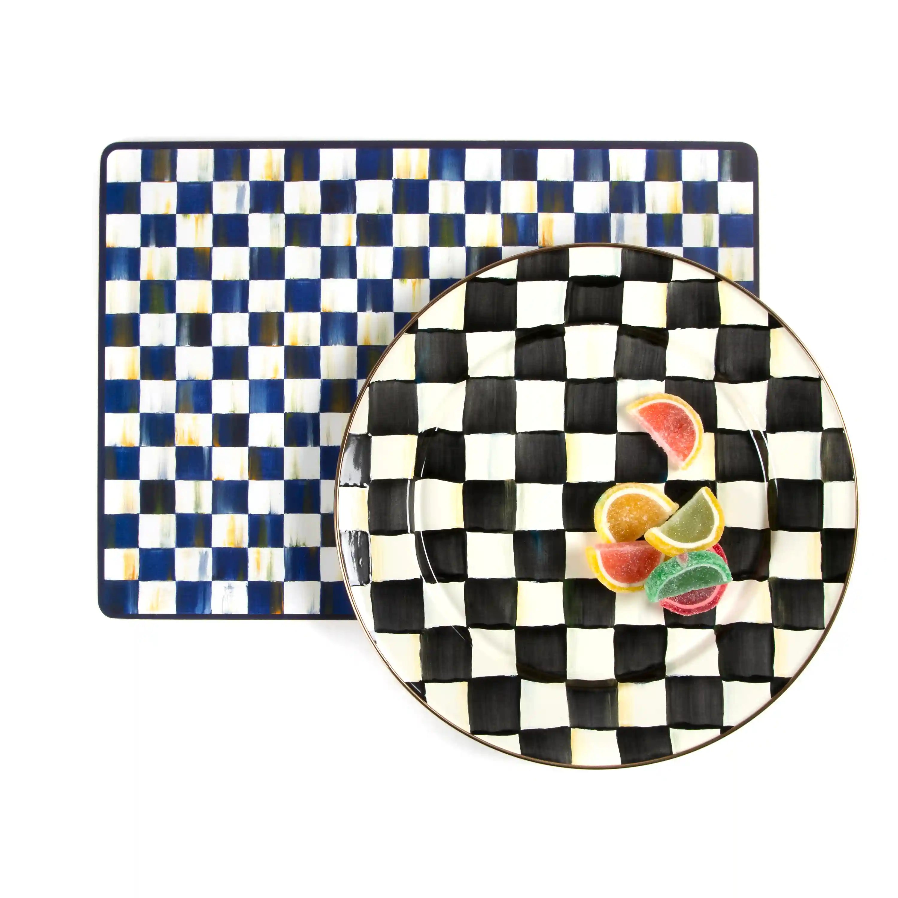 Courtly Flower Market Cork Back Placemats, Set of 4