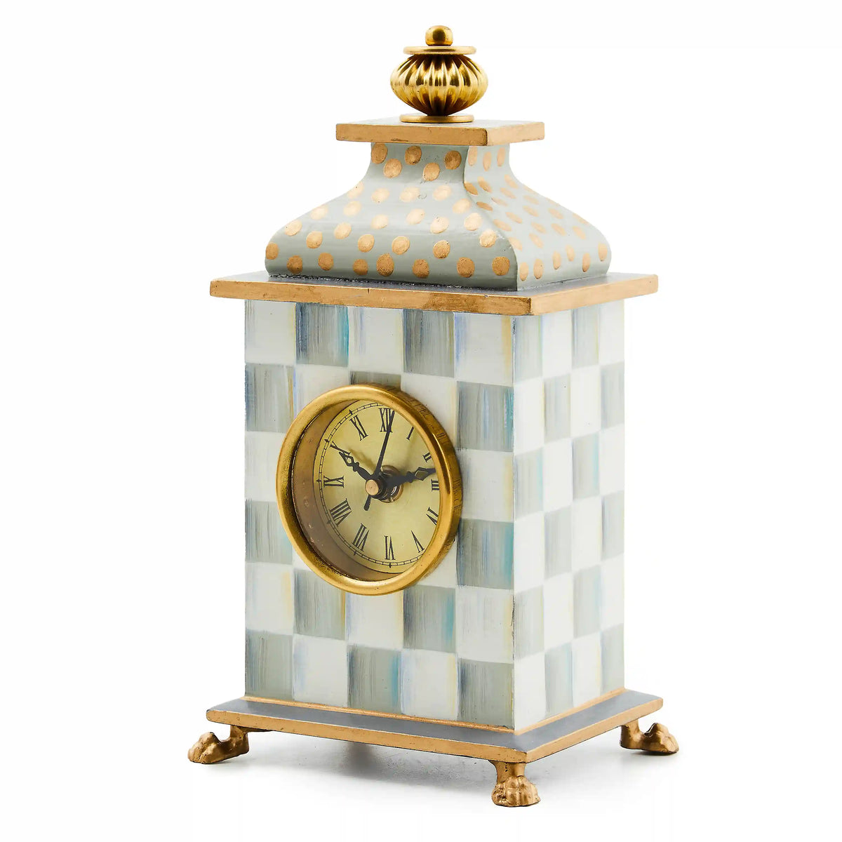 Courtly Check Desk Clock