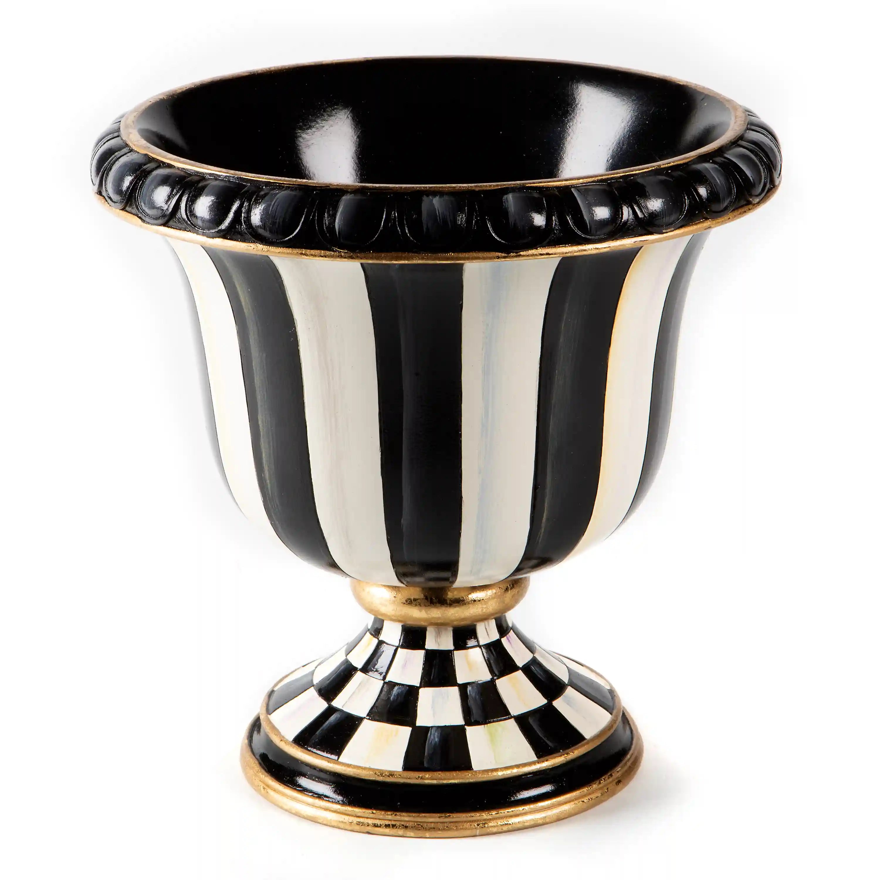 Rosy Check Pedestal Tabletop Urn