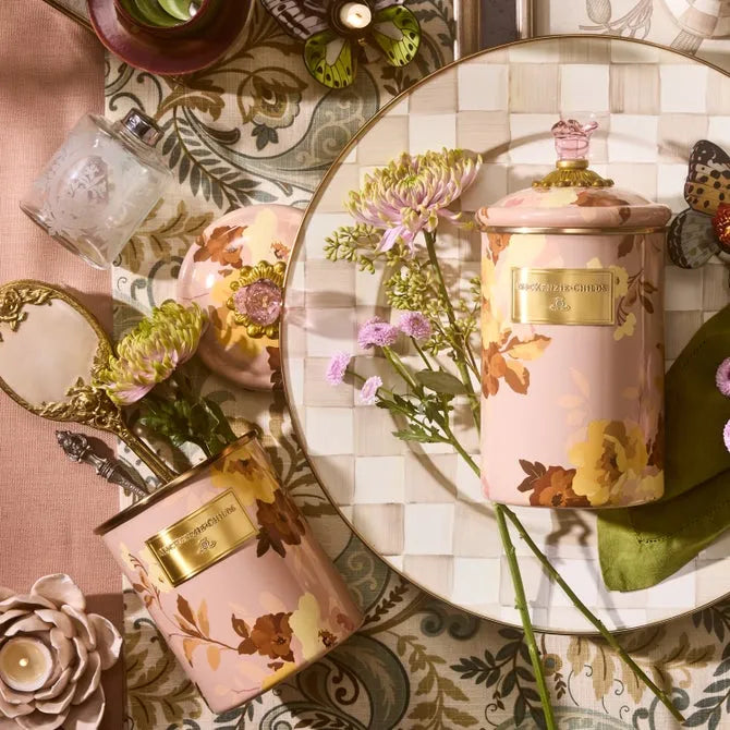 Wild Rose Mauve Small Canister
