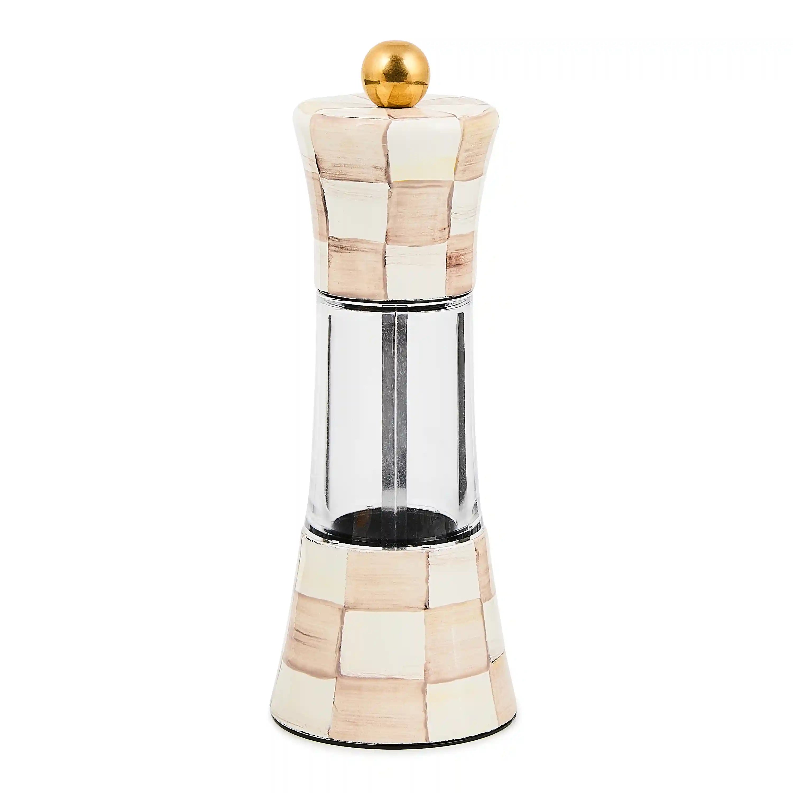 Mocha Check Grinder