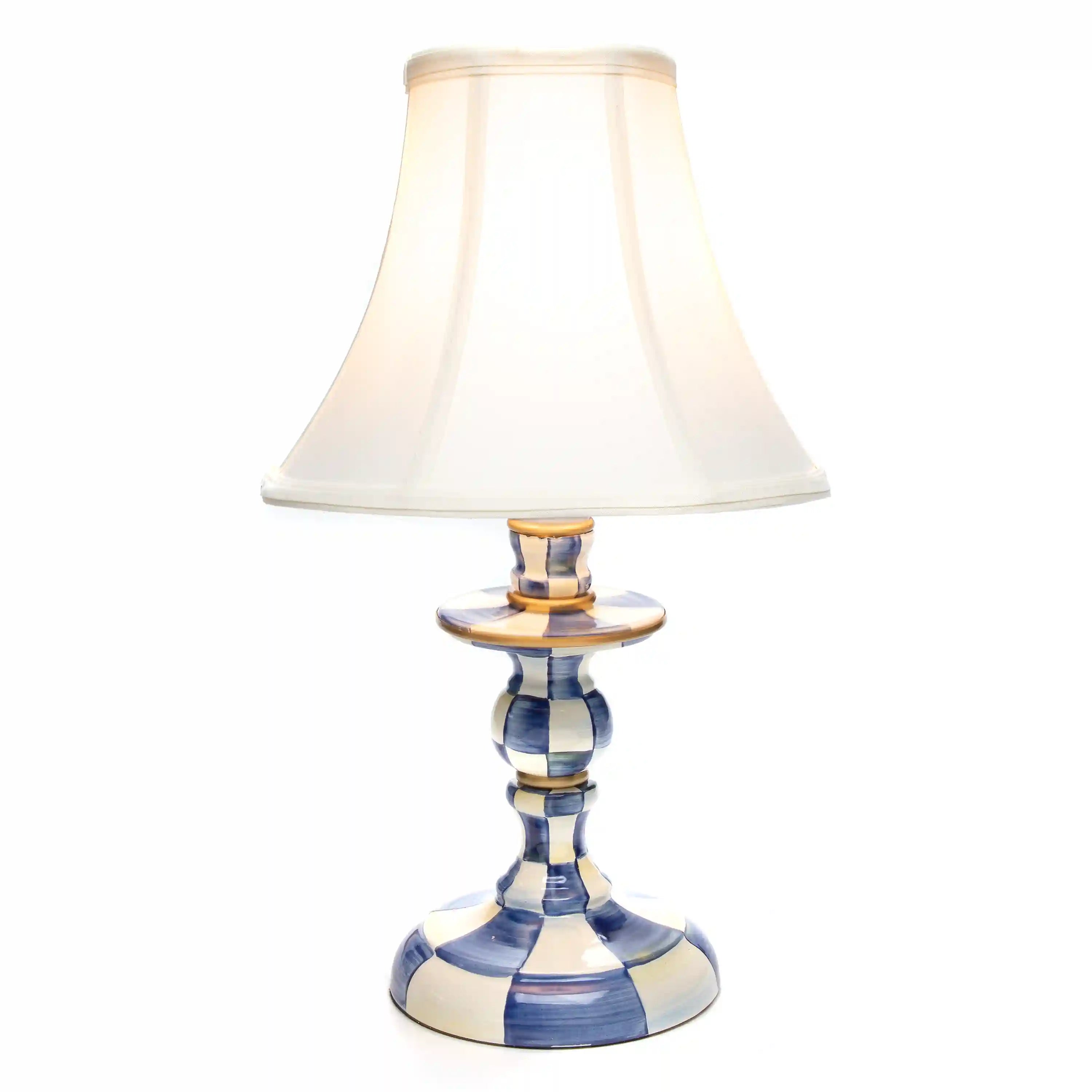 Courtly Check Candlestick Lamp