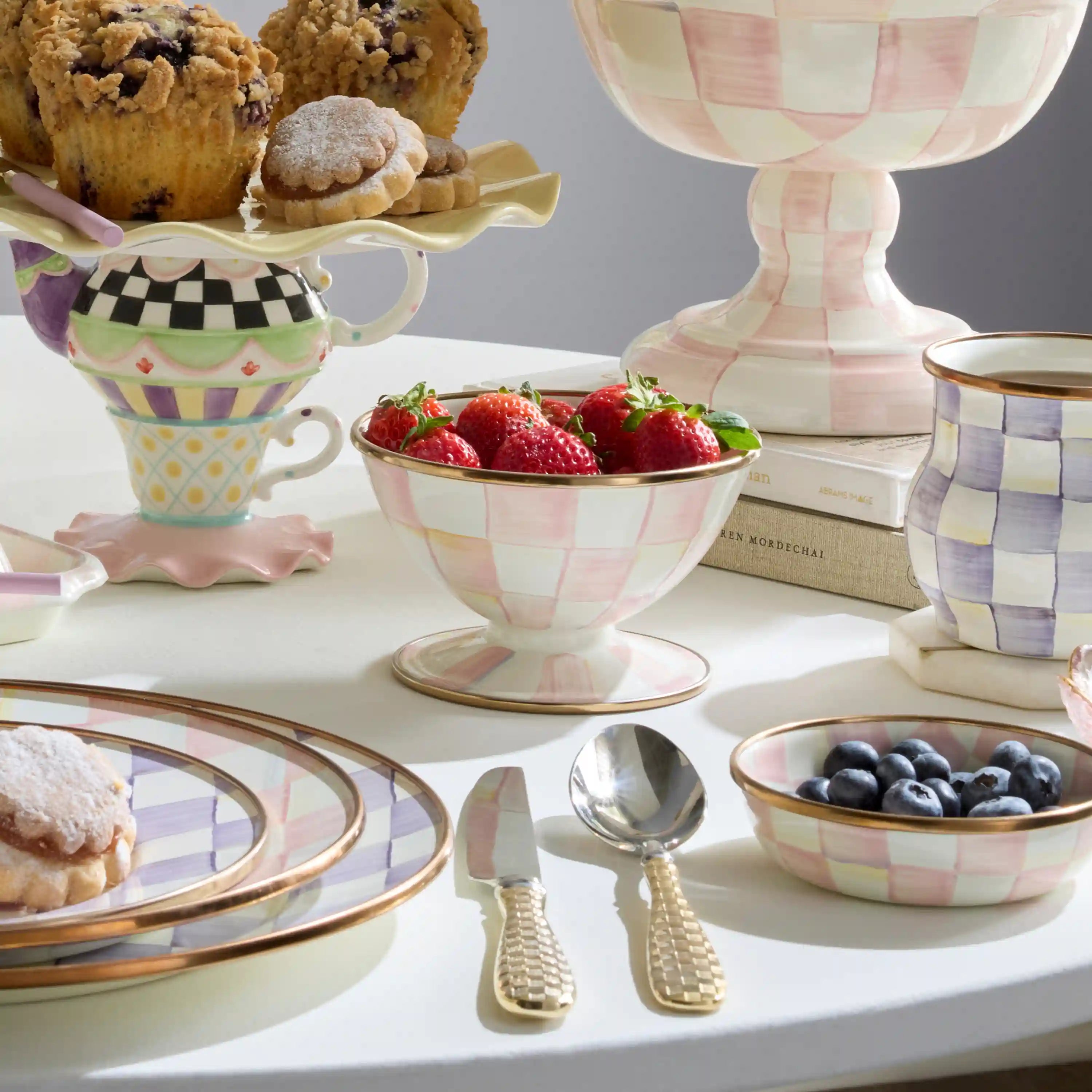 Courtly Check Ice Cream Dish