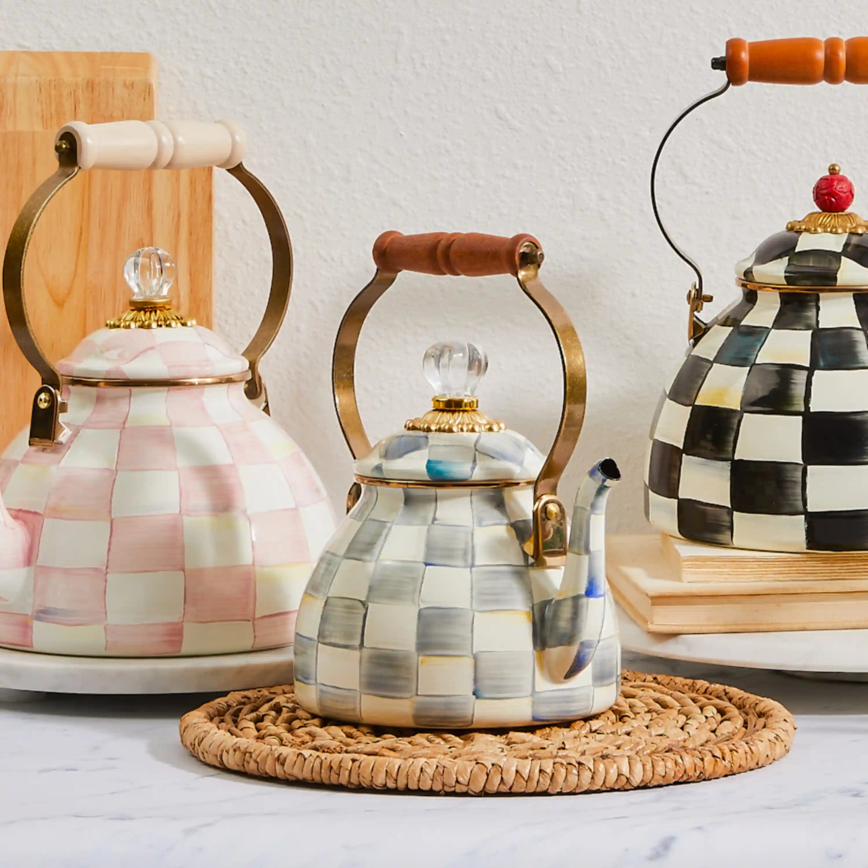 Royal Check 3 Quart Tea Kettle