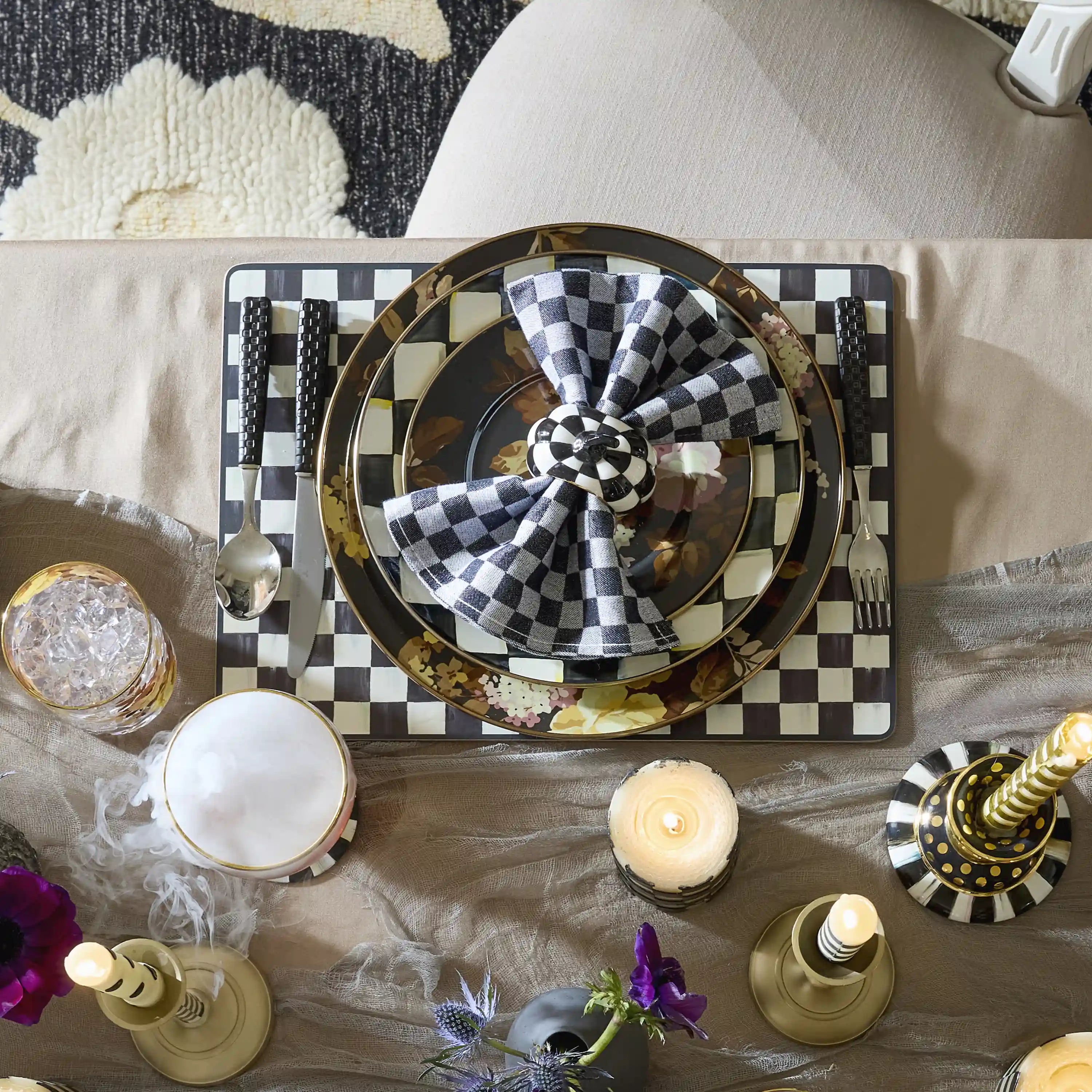 Royal Check Cork Back Placemats, Set of 4