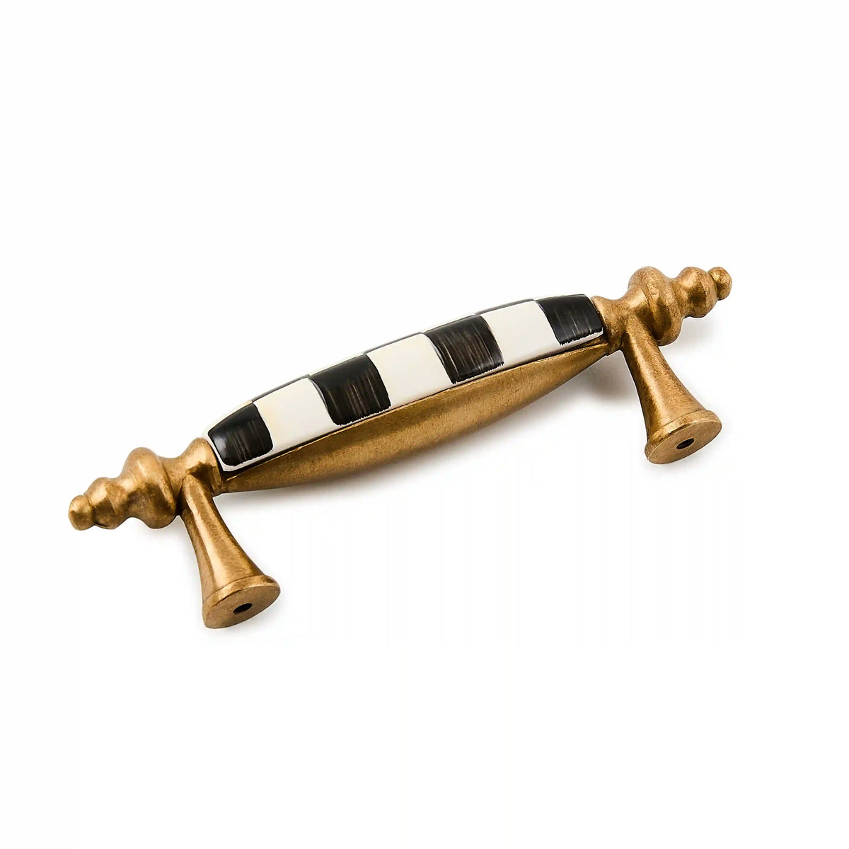 Courtly Check Nickel Drawer Pull