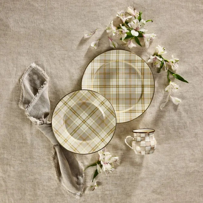 Tartan Latte Charger/Plate