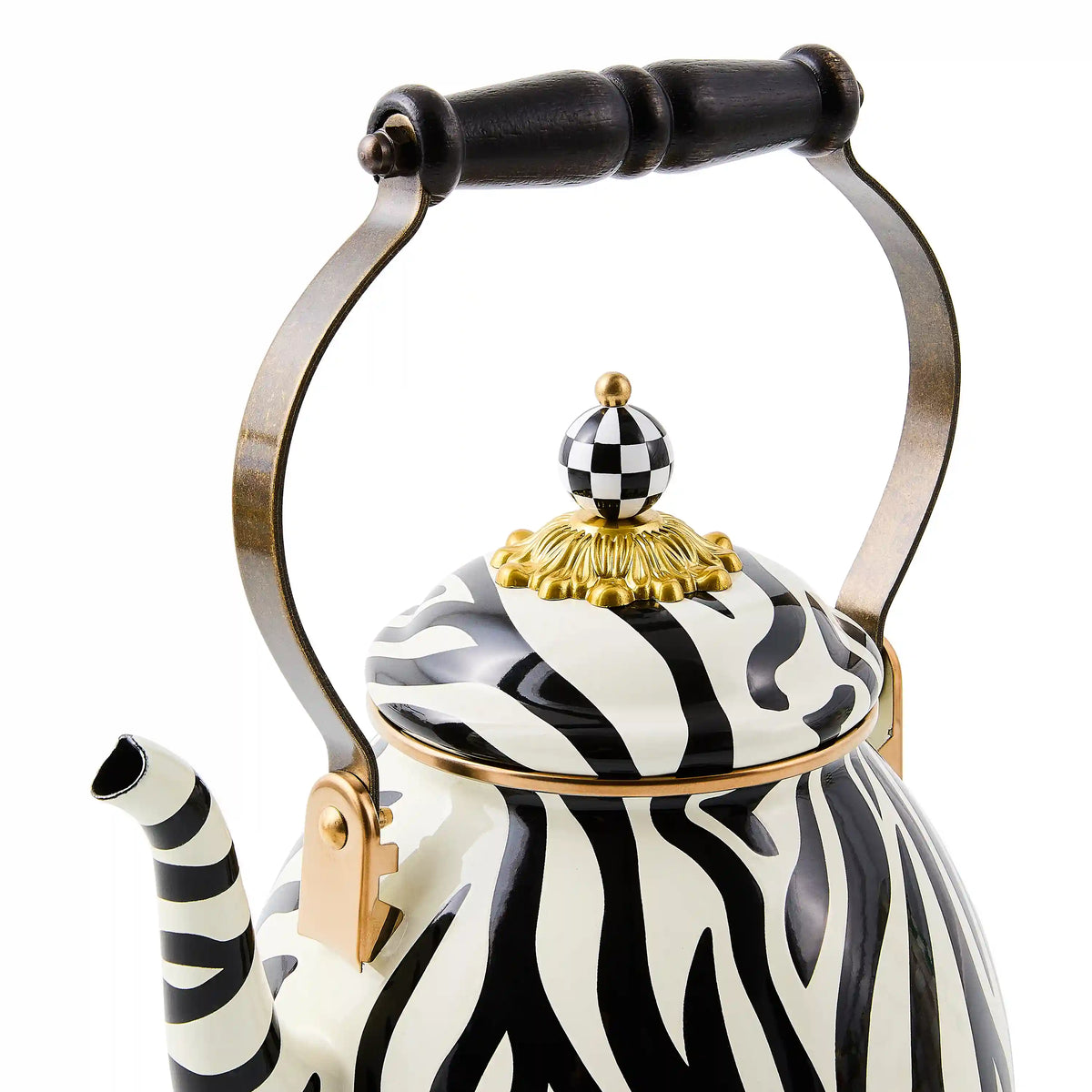 Juniper Check 2 Quart Tea Kettle