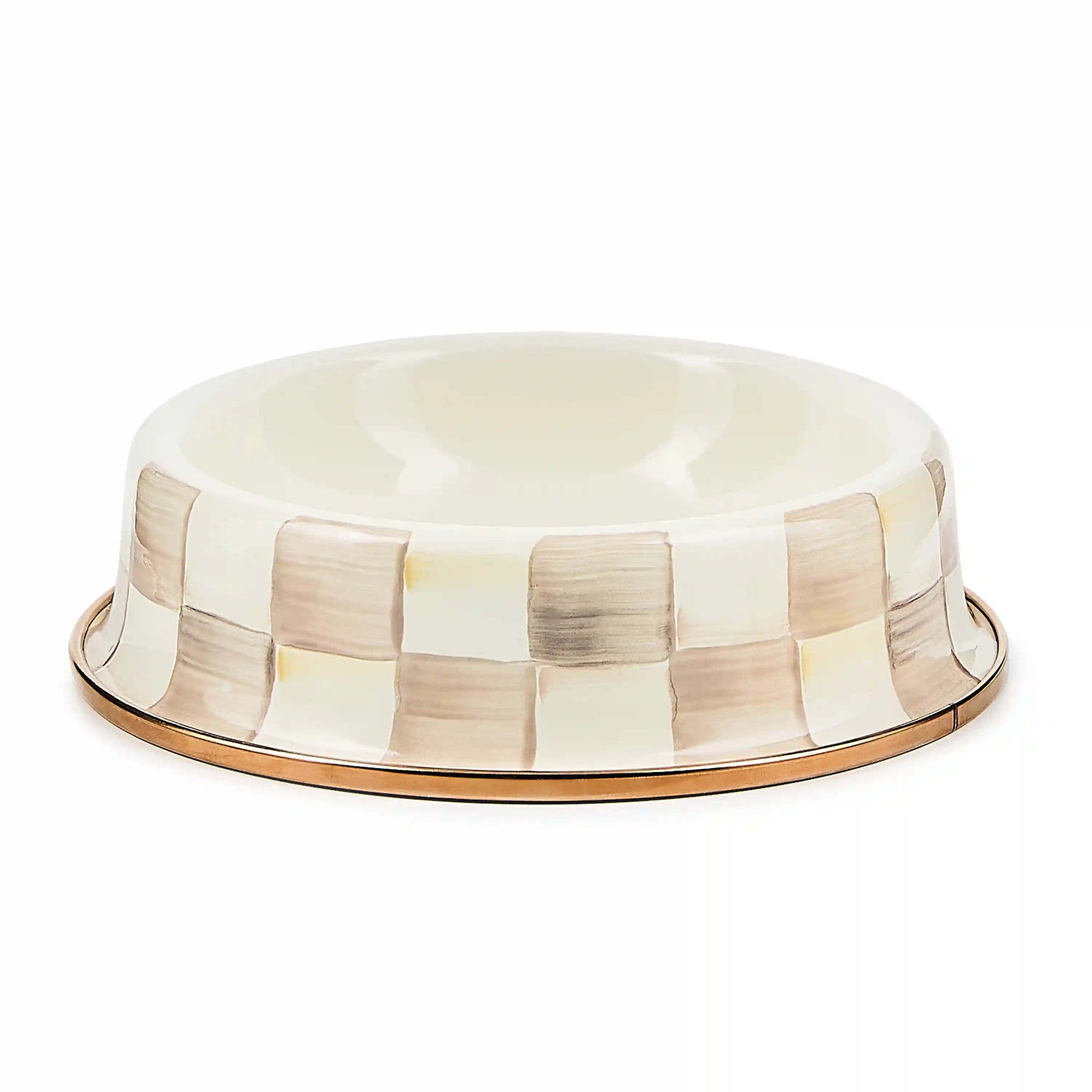 Rosy Check Large Pet Dish