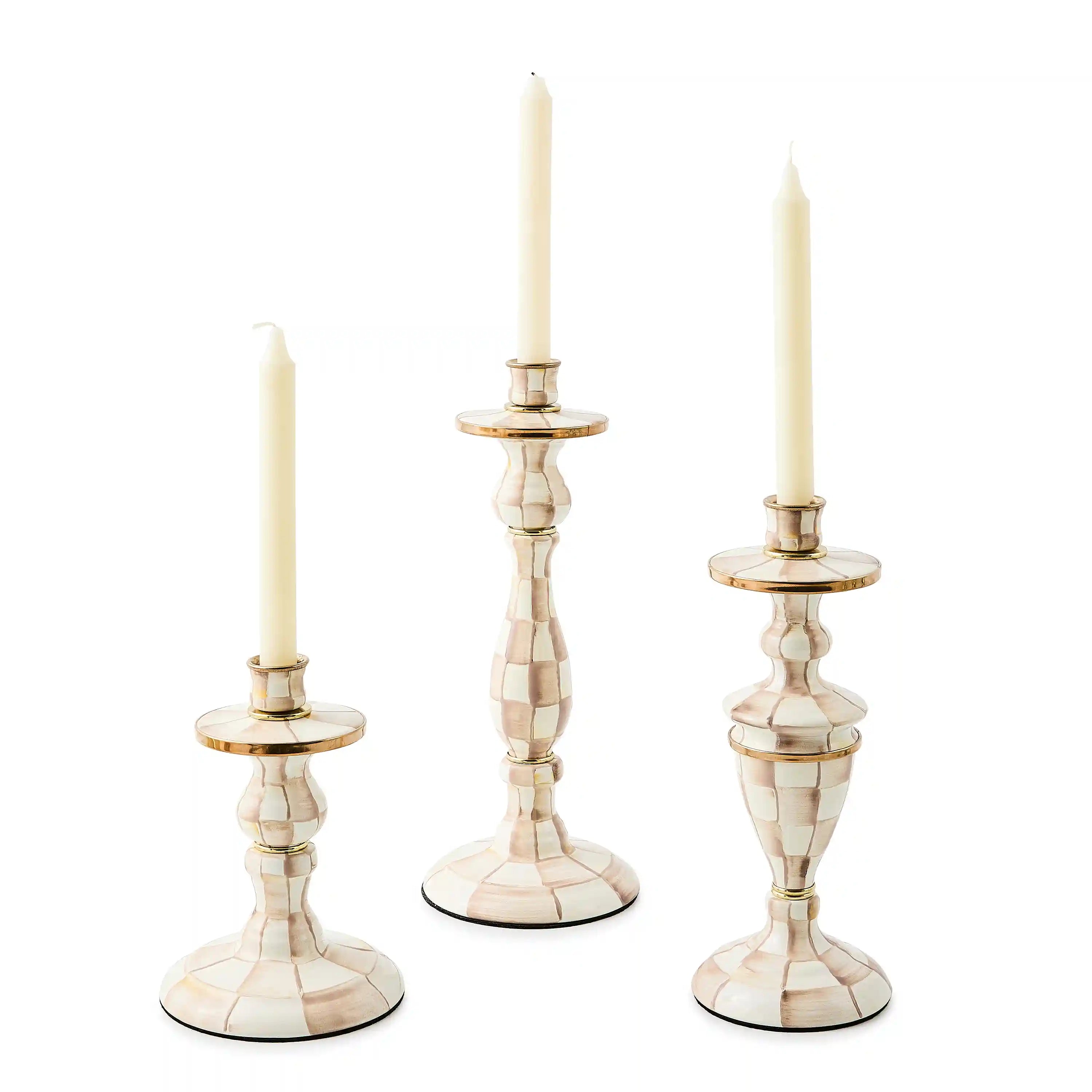 Sky Check Medium Candlestick