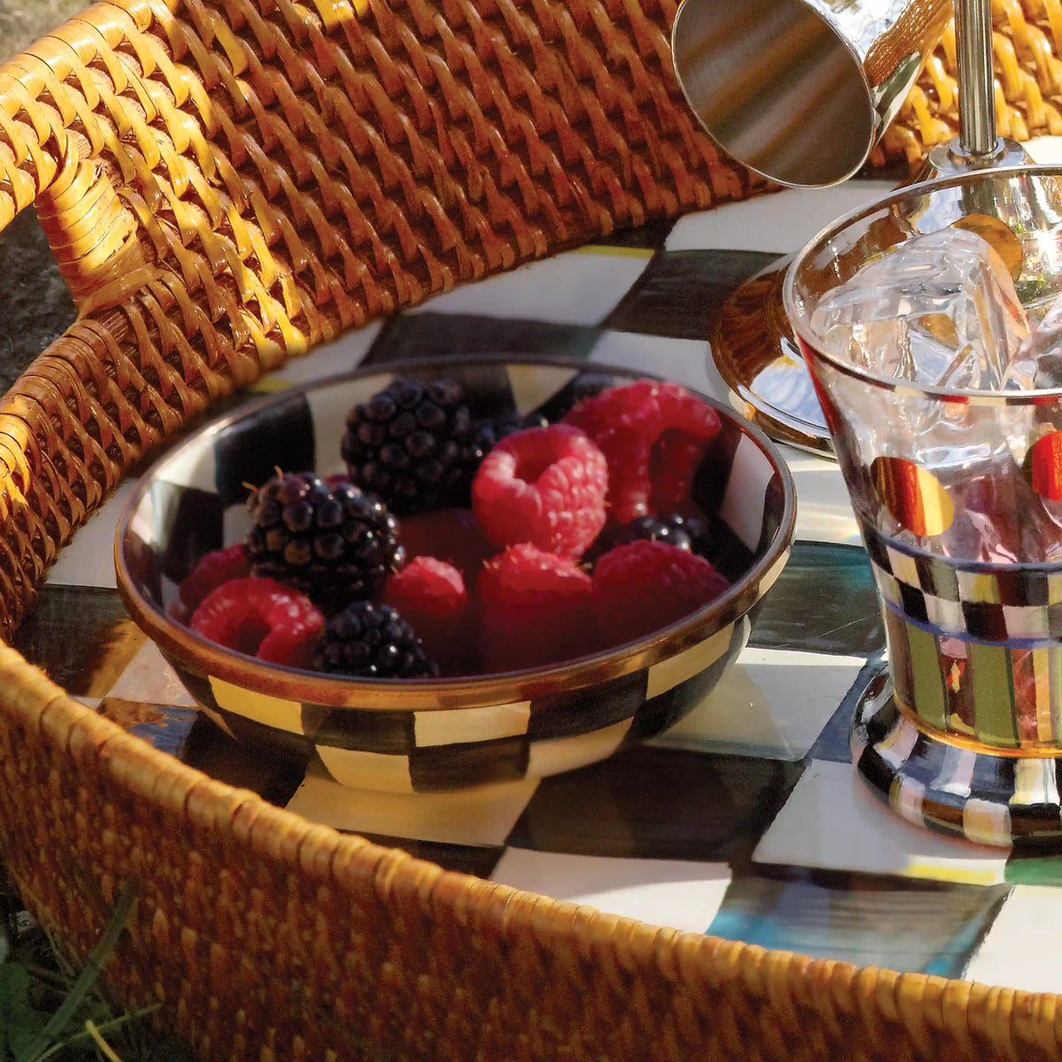 Sky Check Relish Dish