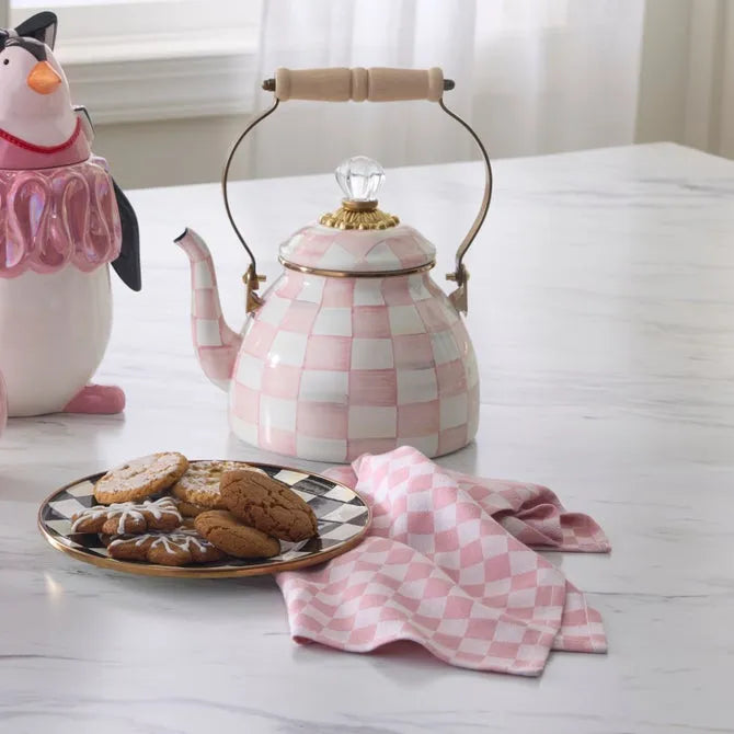 Pink Check Napkin, Set of 4
