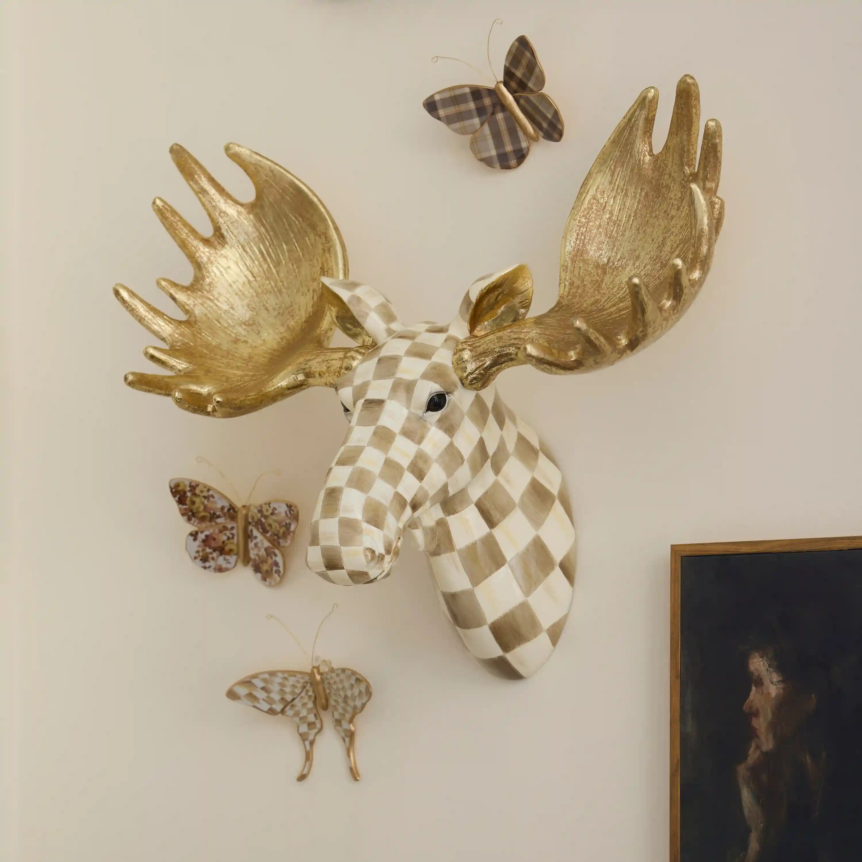 Courtly Check Small Moose
